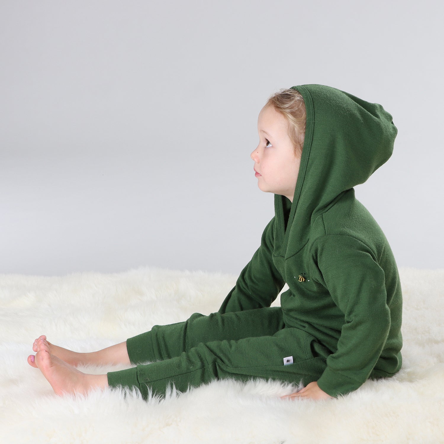 Merino Pants 12mth Evergreen - Dimples