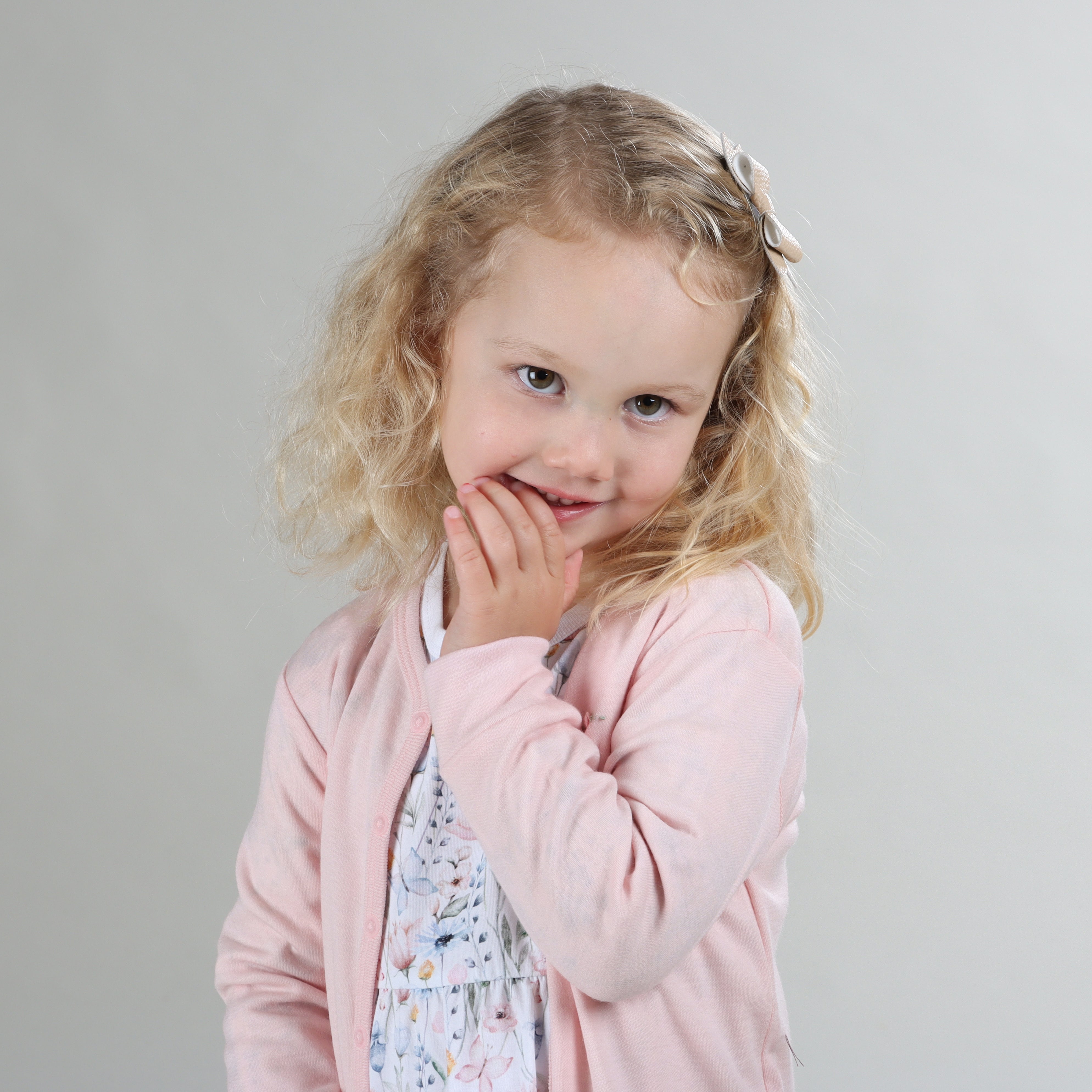 Merino Cardigan 12mth Petal Pink - Dimples
