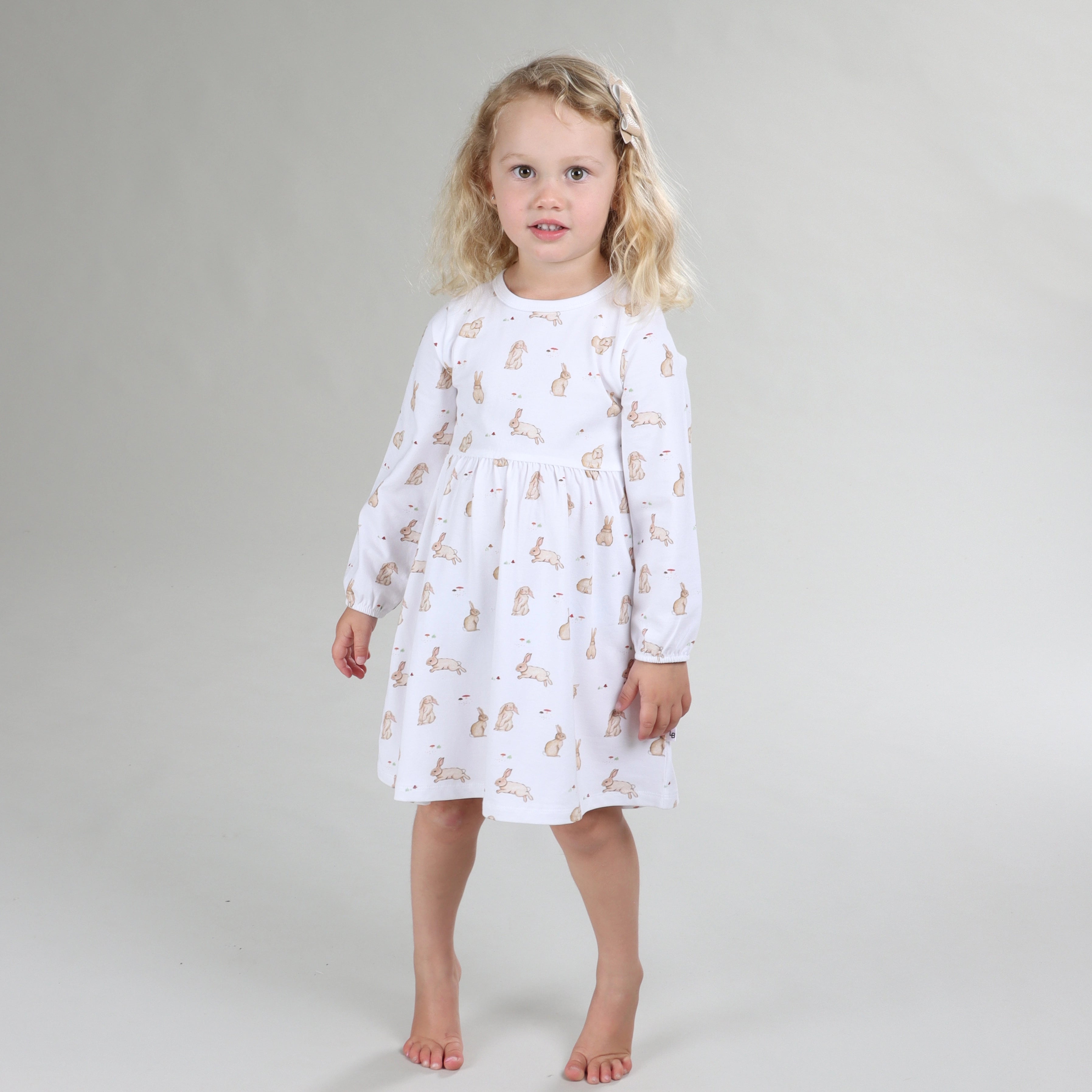 Cotton Long Sleeve Dress