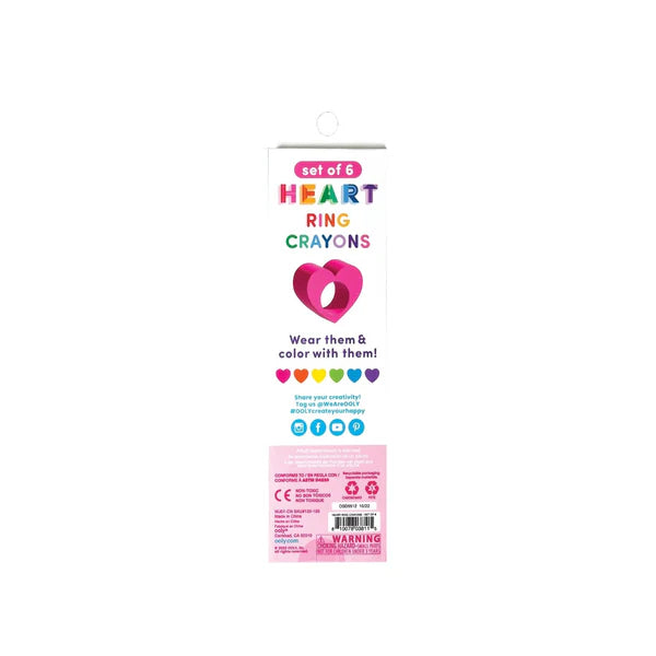 Heart Ring Crayons Ooly