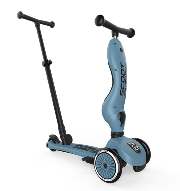 Highwaykick 1 Push and Go Steel - Scoot and Ride