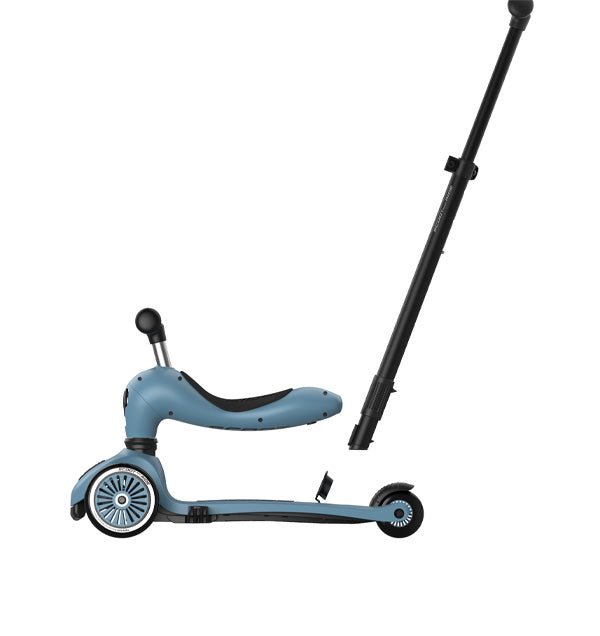Highwaykick 1 Push and Go Steel - Scoot and Ride