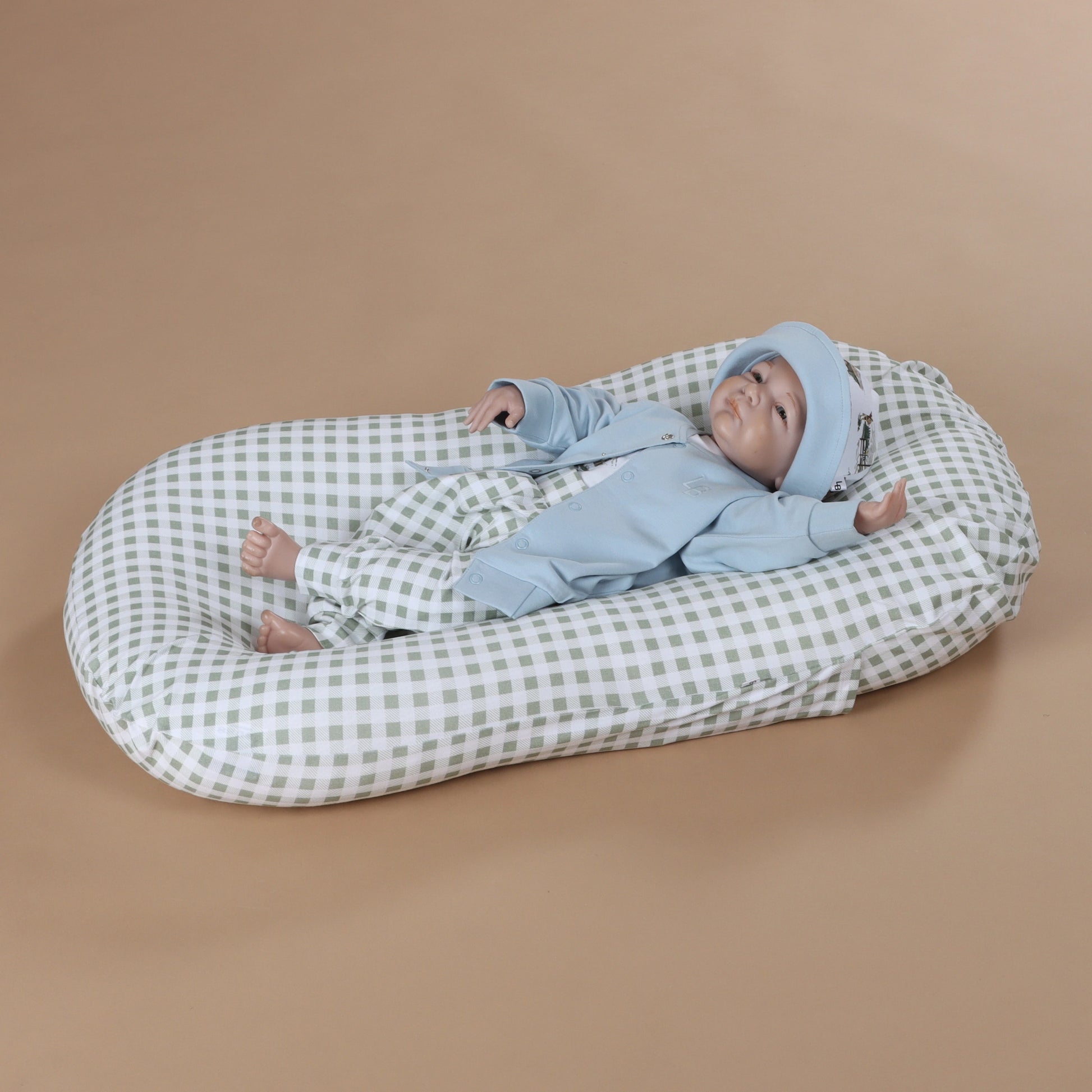 Lounger Cover Gingham - Little Bee by Dimples