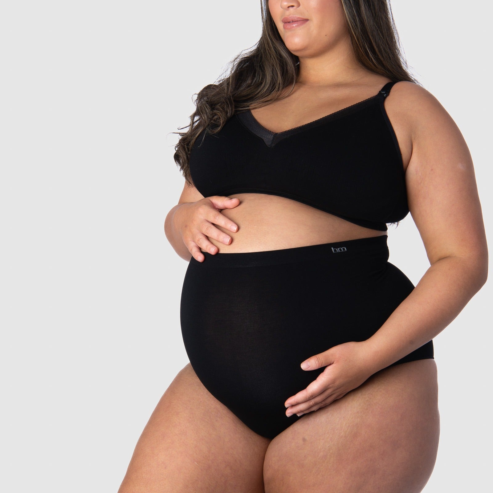 Hotmilk Caress FlexFit Nursing Bra - Busty Black L Full Cup - Hotmilk