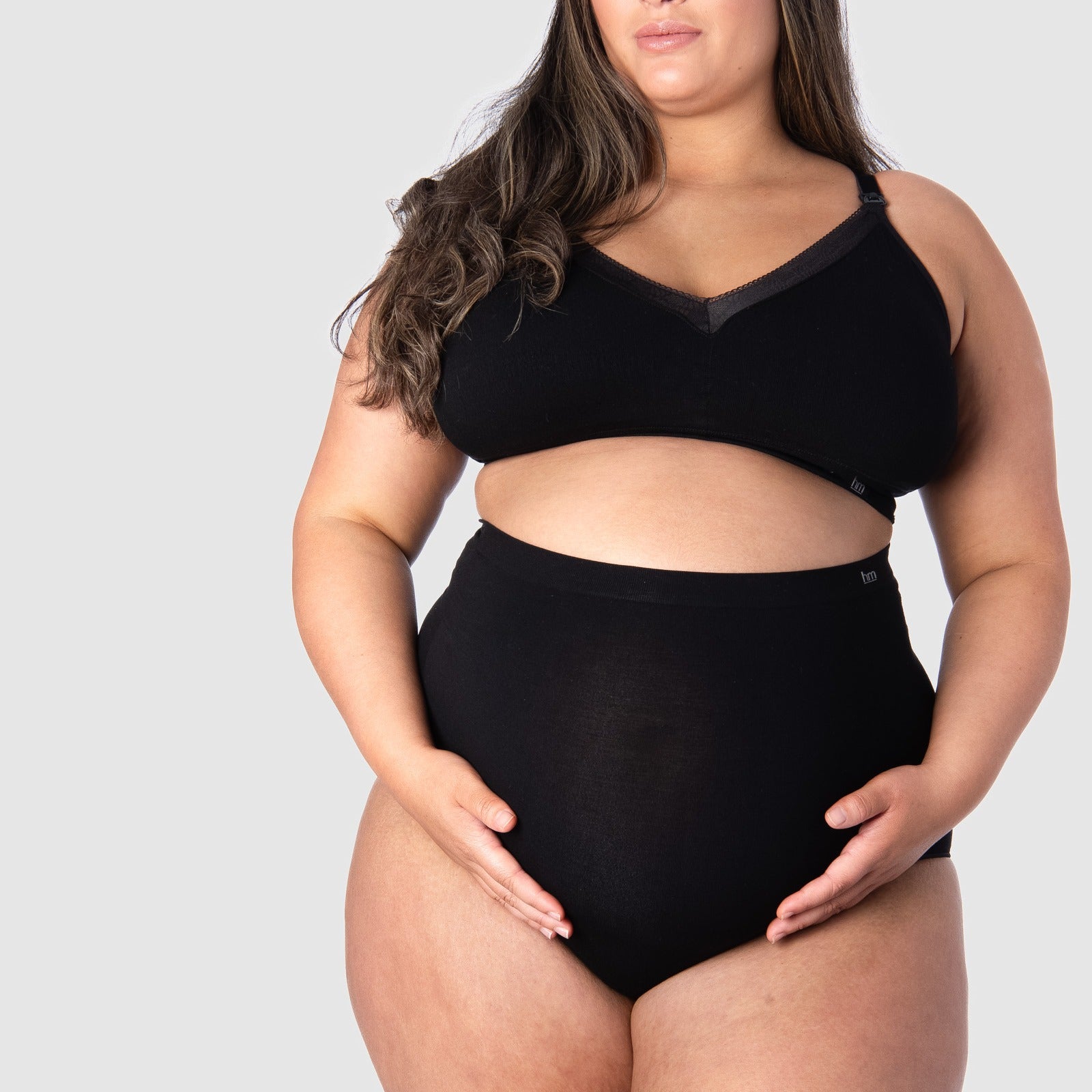 Hotmilk Caress FlexFit Nursing Bra - Busty Black L Full Cup - Hotmilk