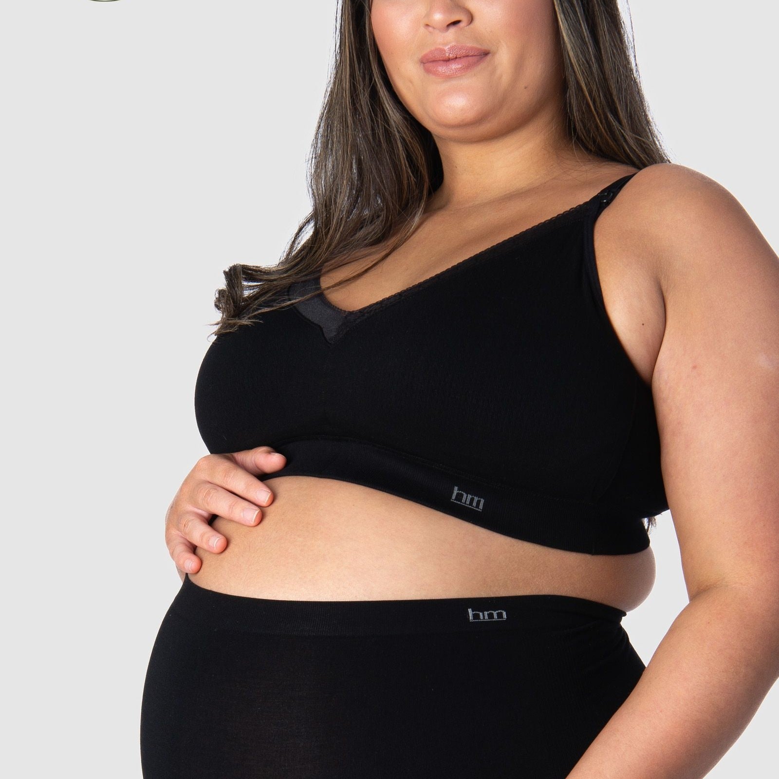 Hotmilk Caress FlexFit Nursing Bra - Busty Black L Full Cup - Hotmilk