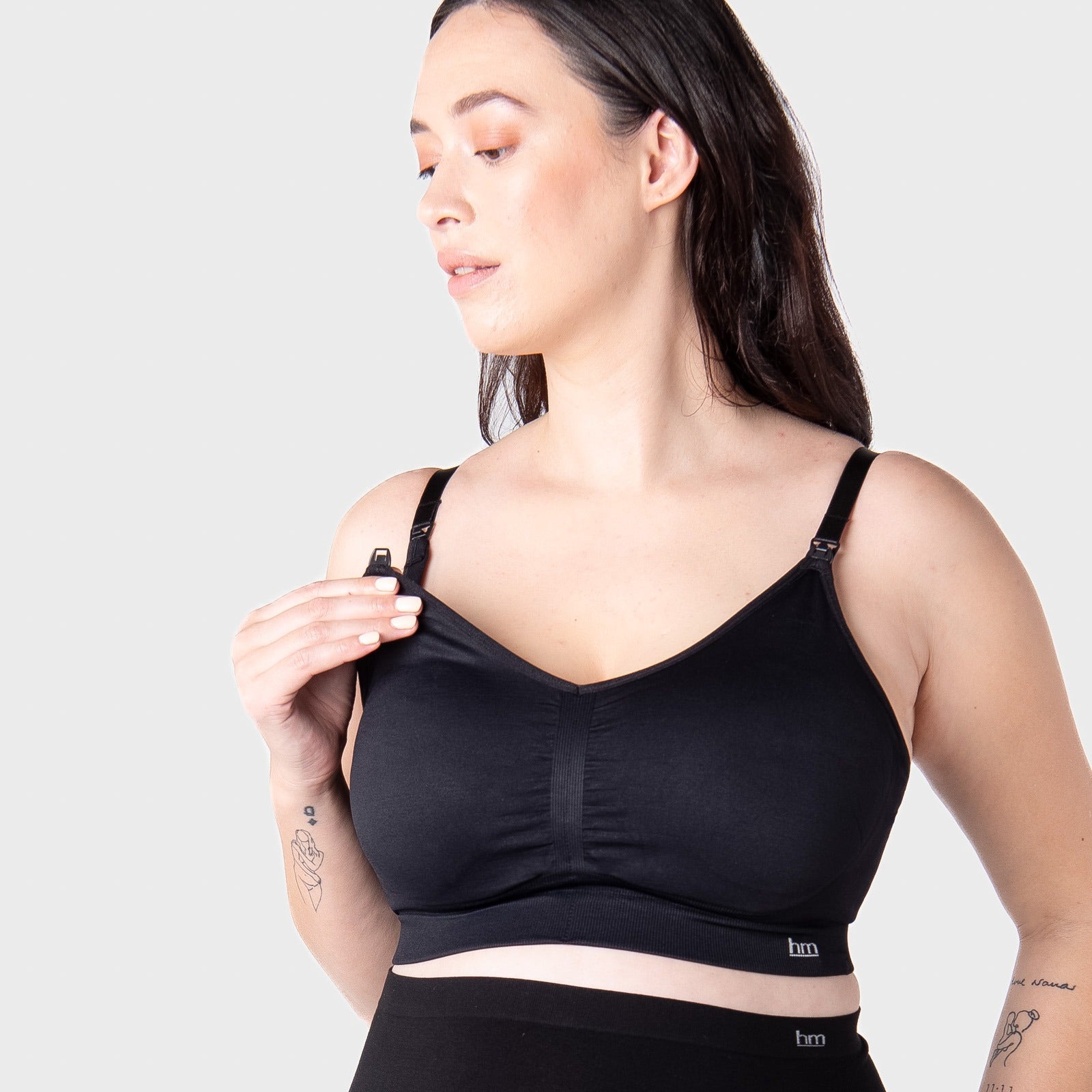 Hotmilk My Necessity 2.0 FlexFit Nursing Bra - Busty Black L Busty - Hotmilk