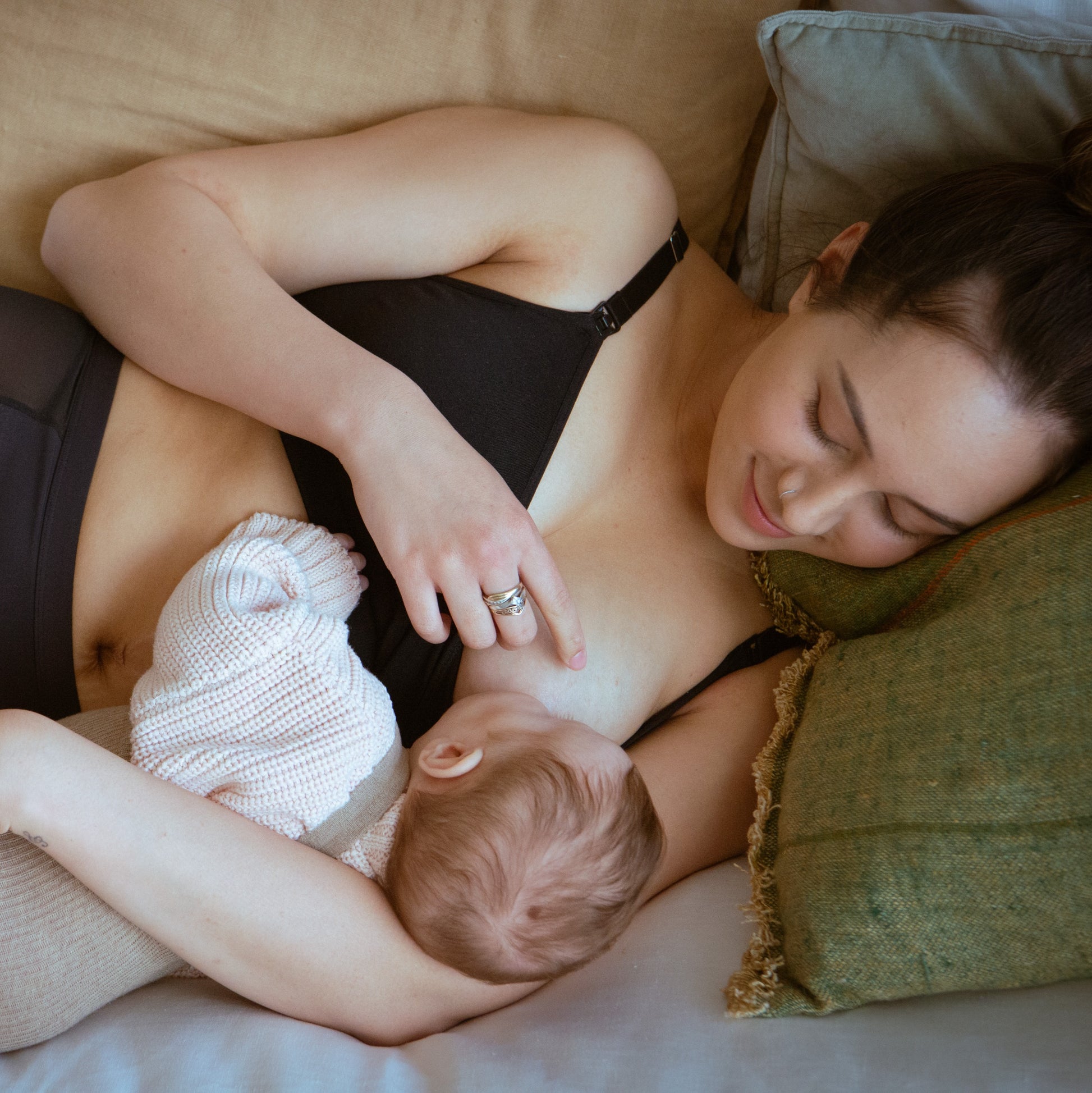 Hotmilk My Necessity 2.0 FlexFit Nursing Bra - Busty Chocolate L Busty - Hotmilk