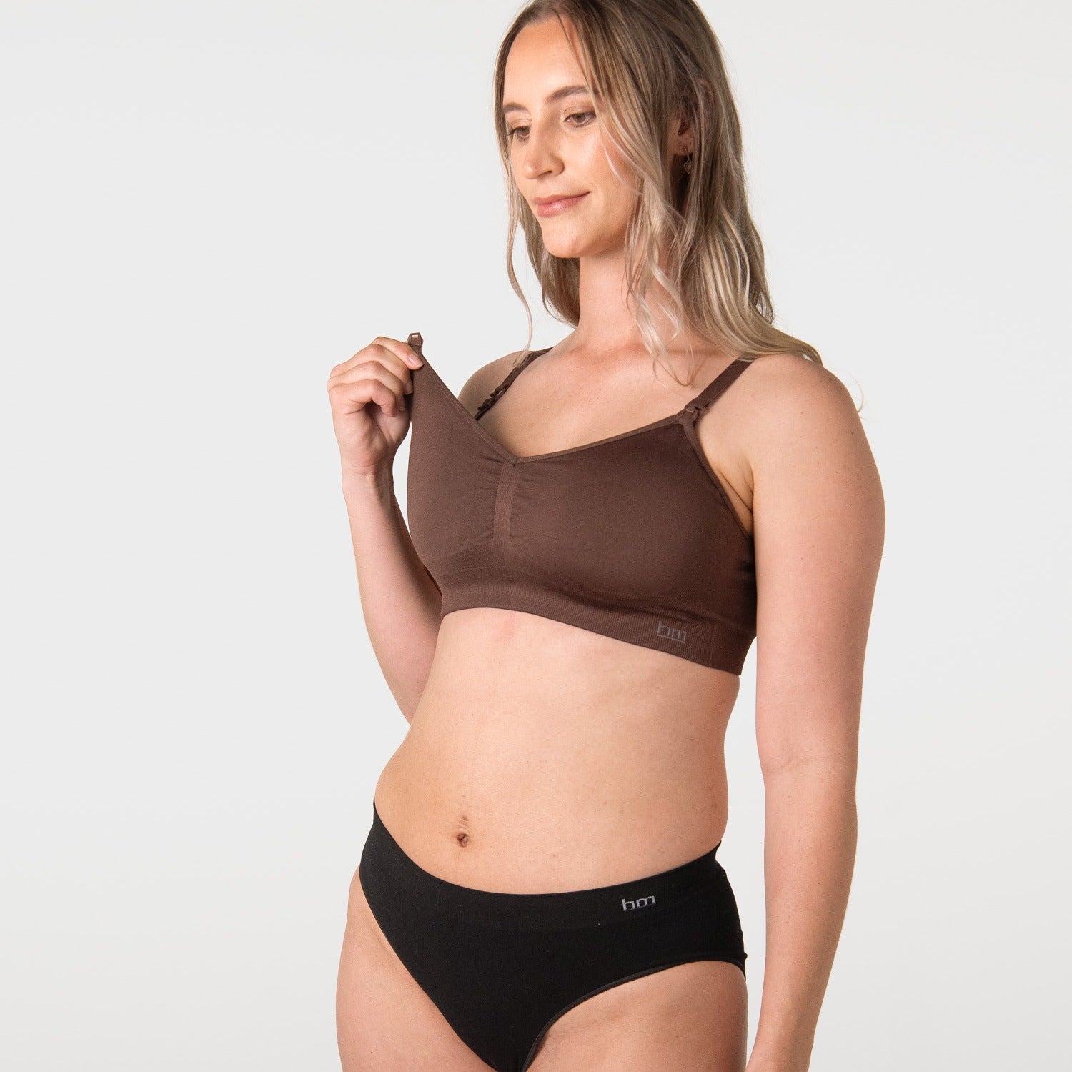 Hotmilk My Necessity 2.0 FlexFit Nursing Bra Chocolate L Regular - Hotmilk