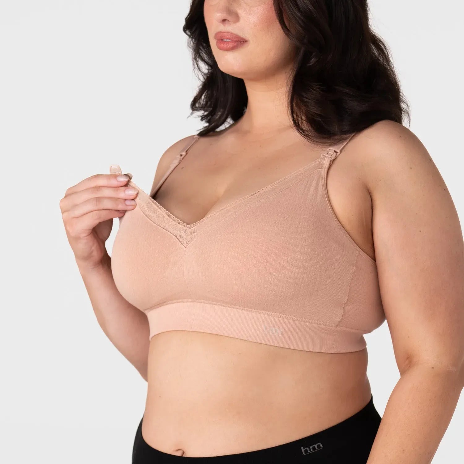 Hotmilk Caress FlexFit Nursing Bra - Busty Cashmere L FULL CUP - Hotmilk