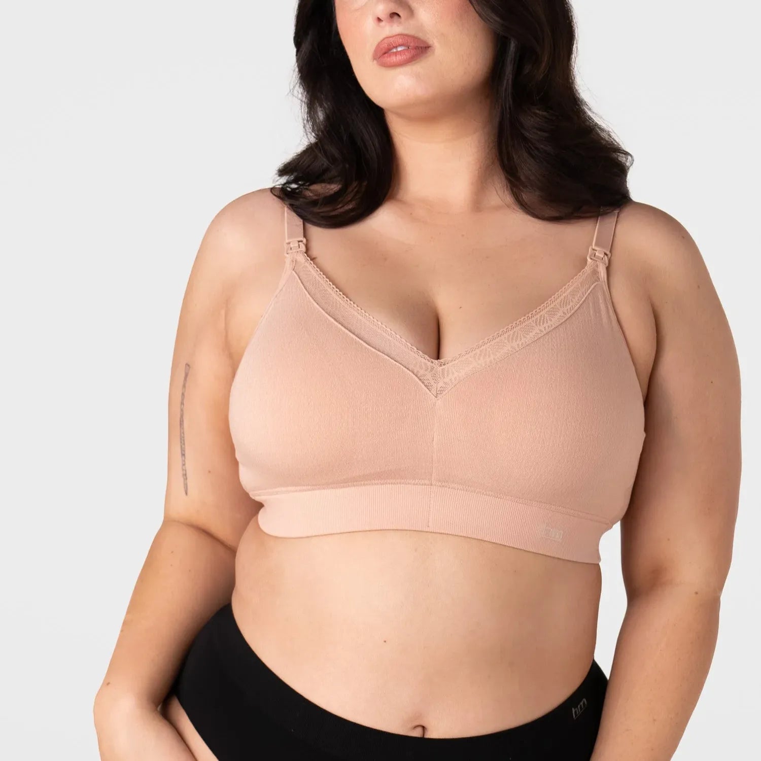 Hotmilk Caress FlexFit Nursing Bra - Busty Cashmere L FULL CUP - Hotmilk