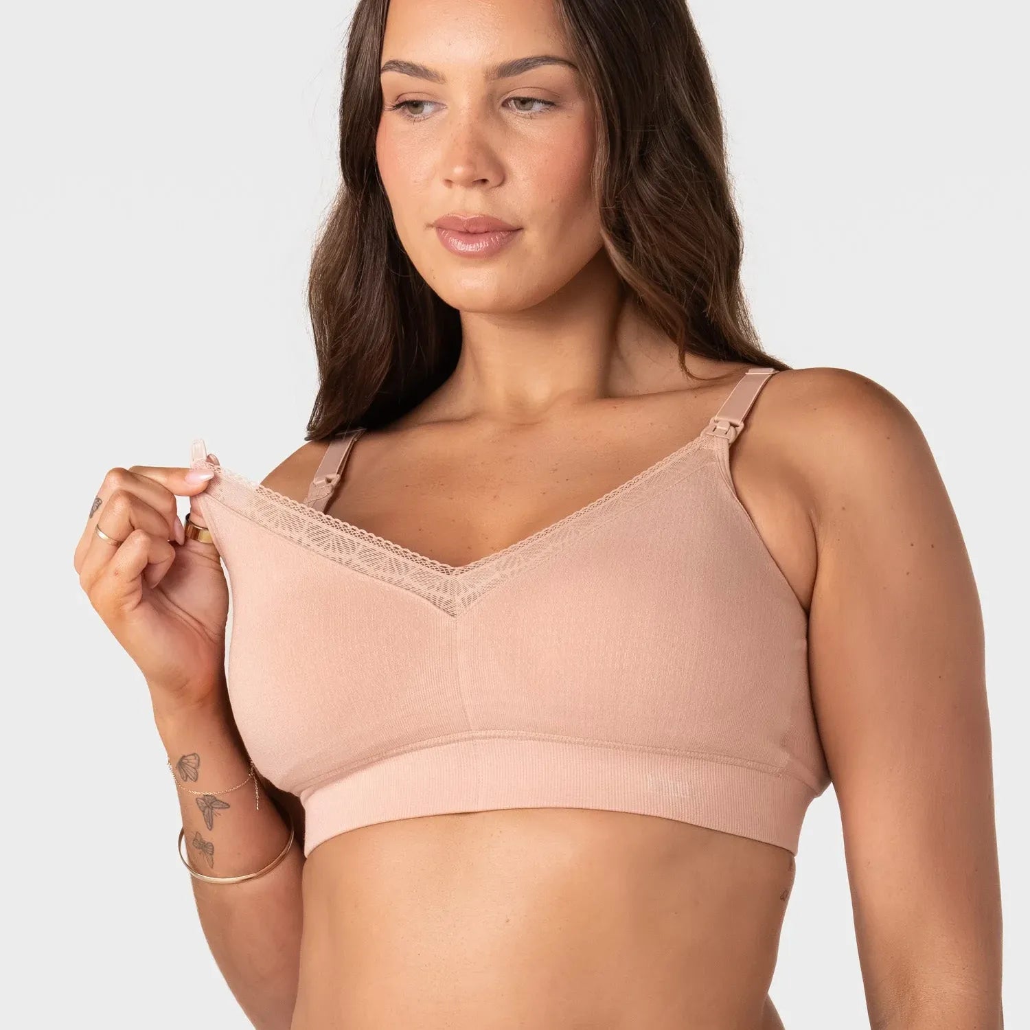 Hotmilk Caress FlexFit Nursing Bra Cashmere L REGULAR - Hotmilk