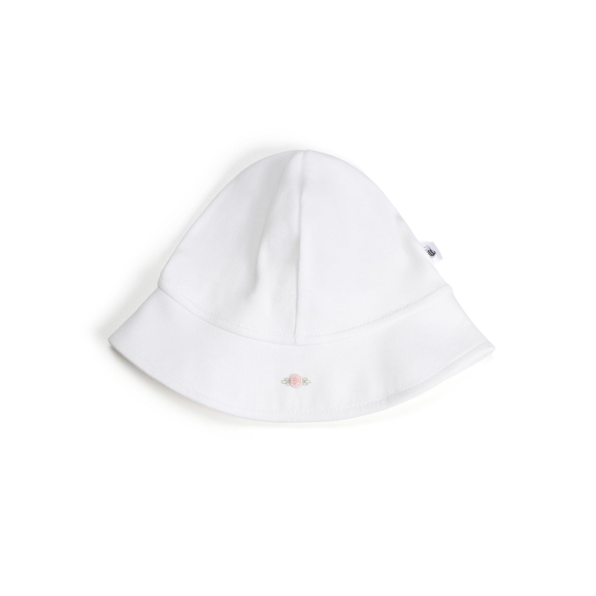 Cotton Bucket Sunhat L White Rose - Dimples