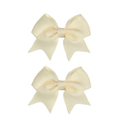 Ribbon Clip 2Pk - Fliss & Frankie - Dimples
