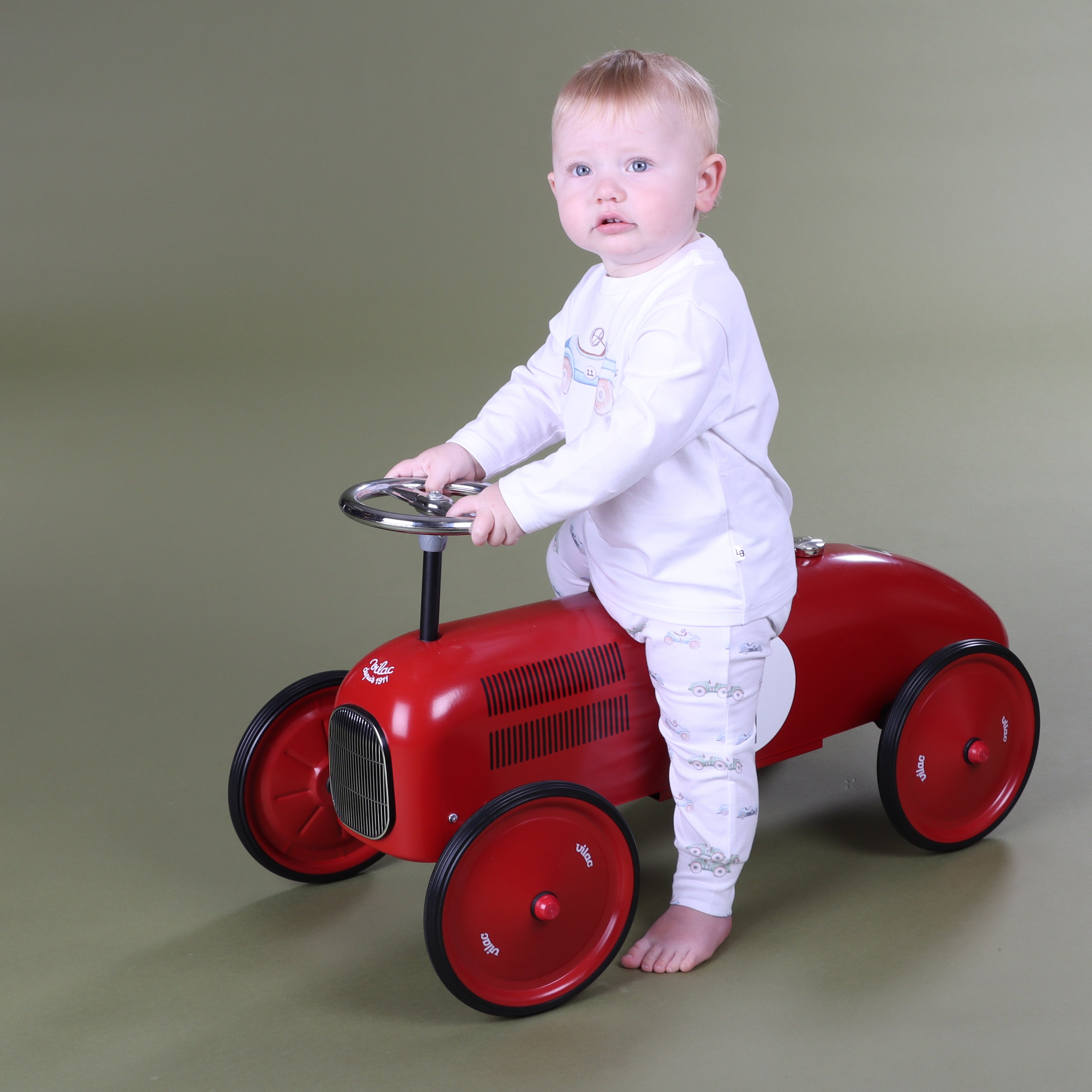 Cotton Pants 12mth Car - Little Bee by Dimples