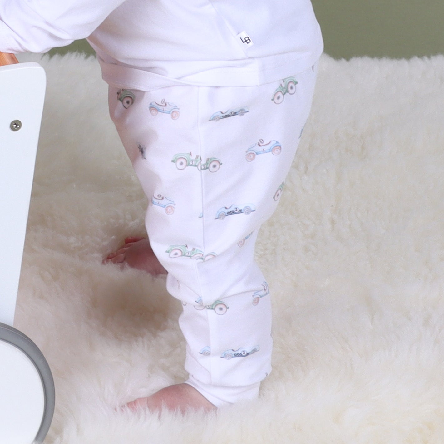 Cotton Pants 12mth Car - Little Bee by Dimples
