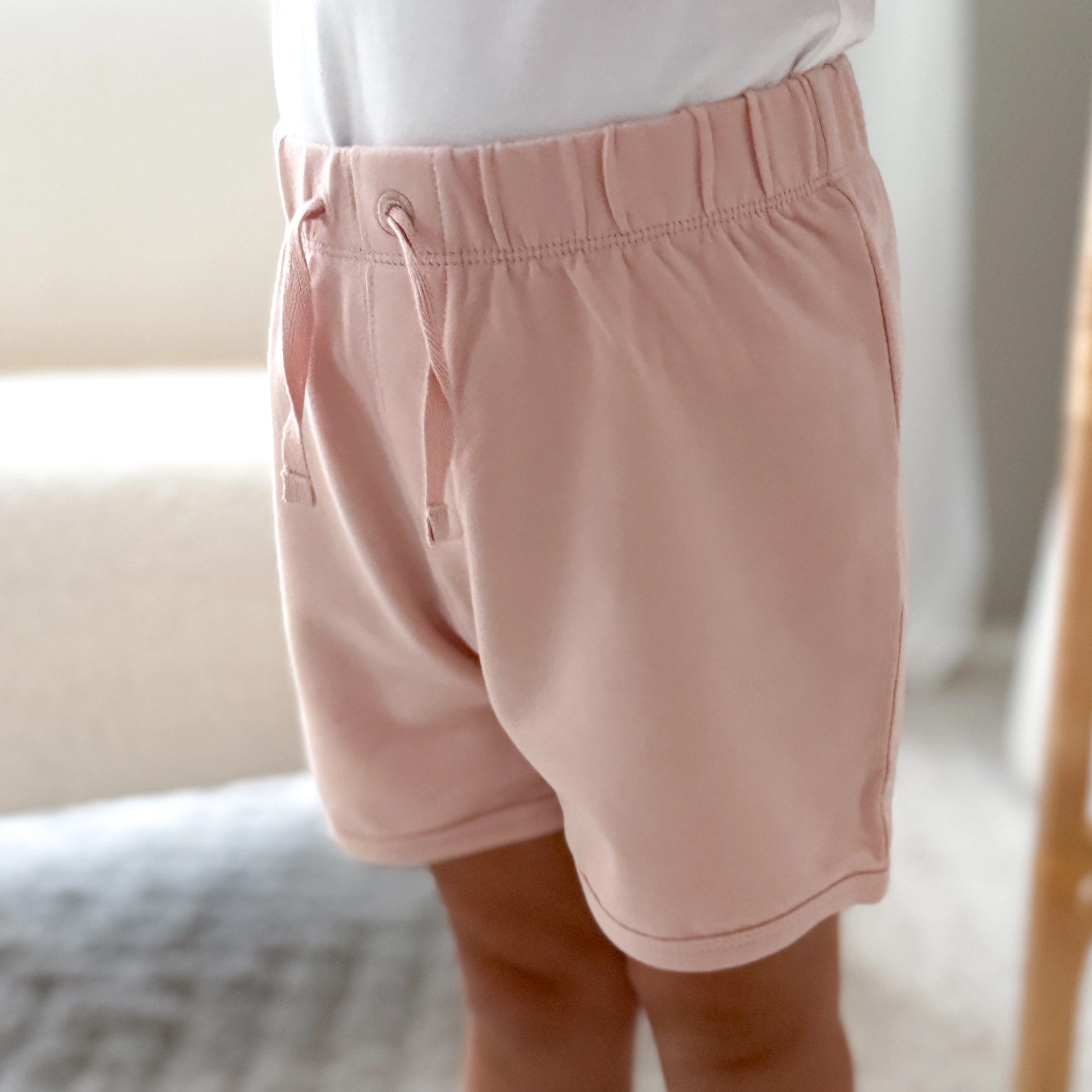 Cotton Shorts 12mth Pink - Little Bee by Dimples