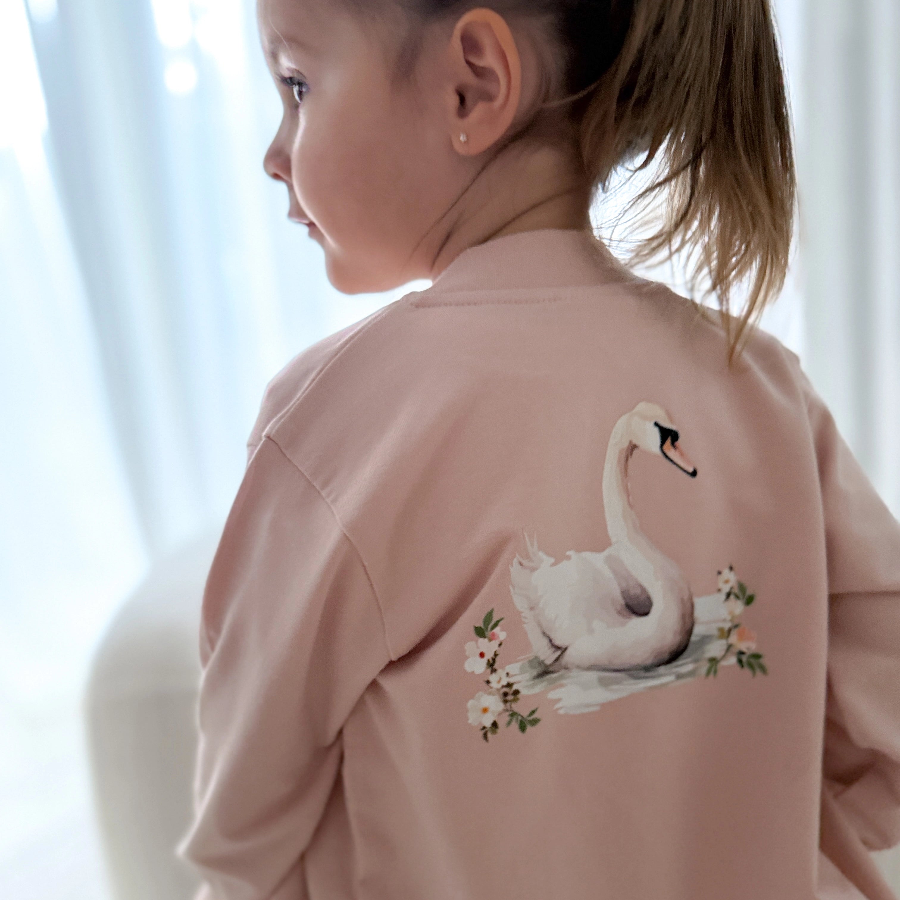 Bomber Jacket 12mth Pink - Little Bee by Dimples