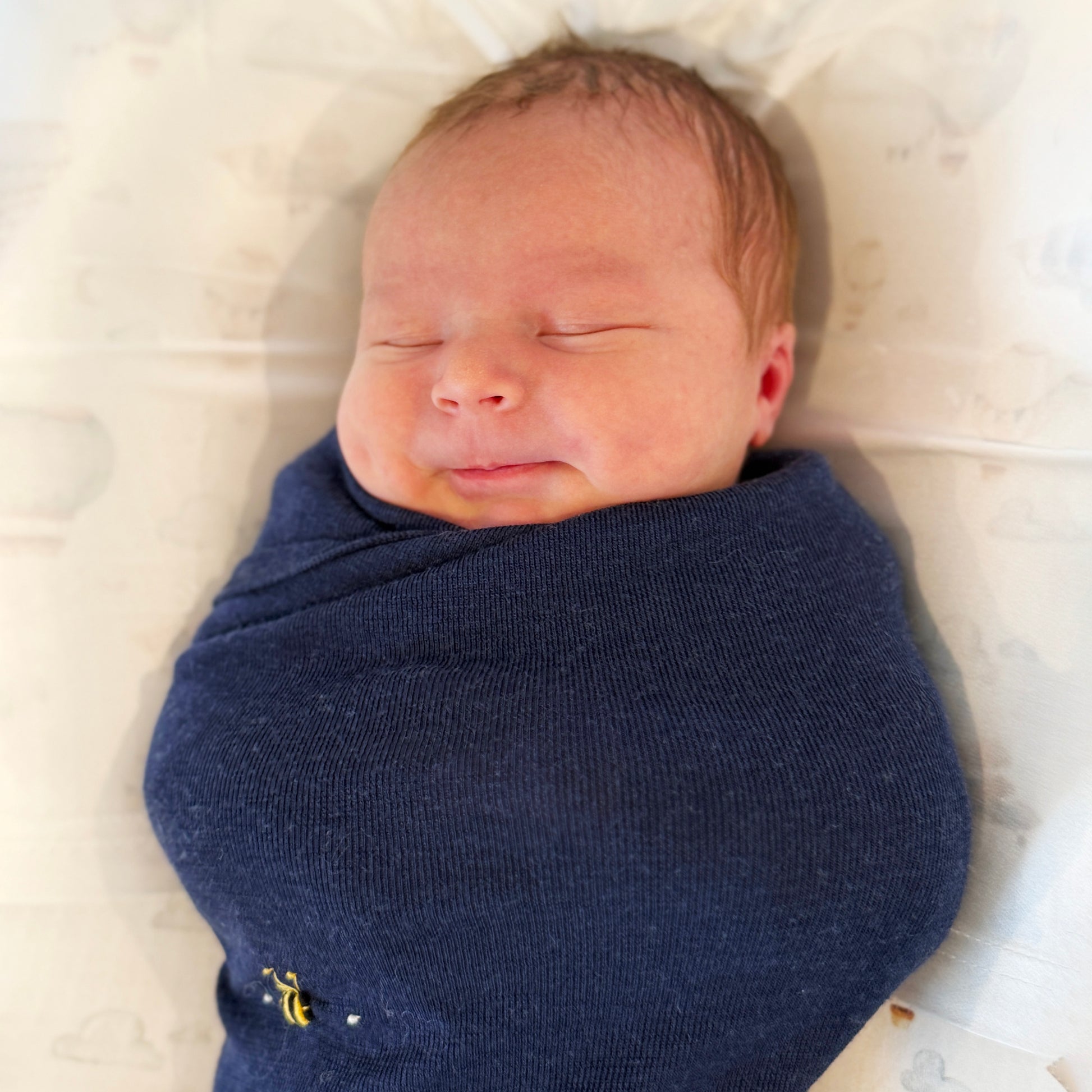 Merino Snugglewrap O/Size Midnight Blue - Dimples