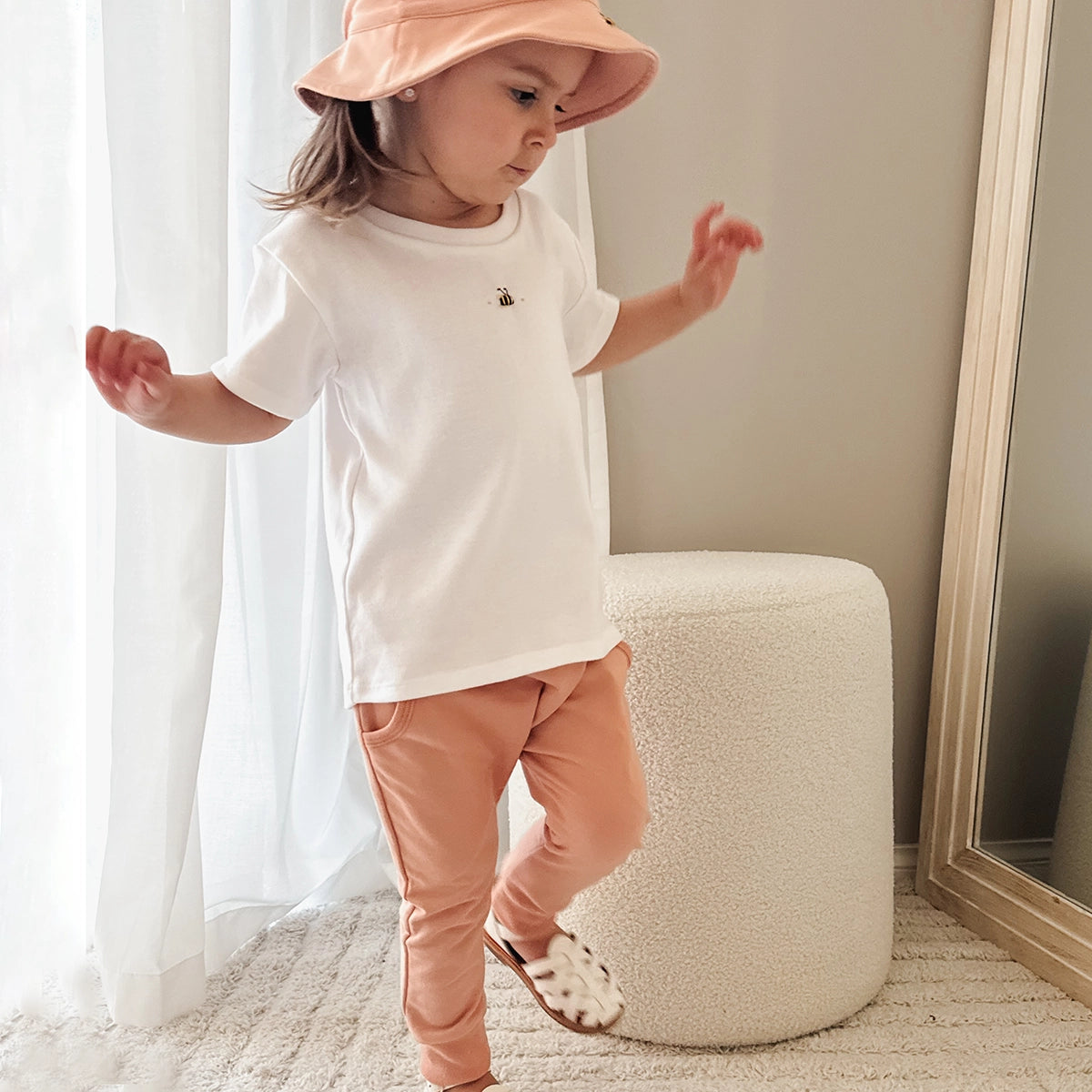 Cotton Pants 12mth Clay - Dimples