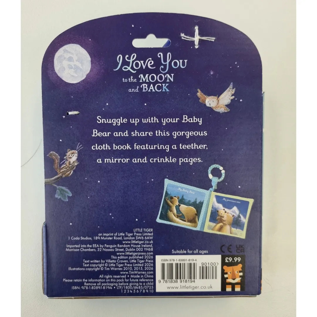 I Love You To The Moon And Back Cloth Book