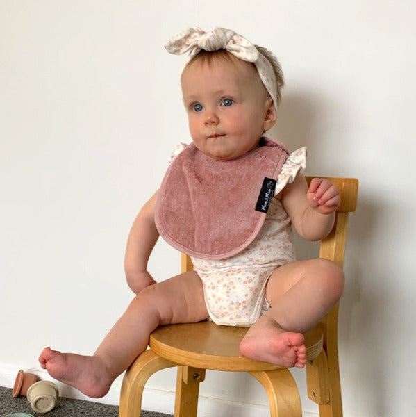 Infant Wonder Bib Dusky Pink - Mum2Mum