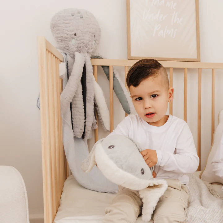 Inky The Grey Octopus Plush - Bubble