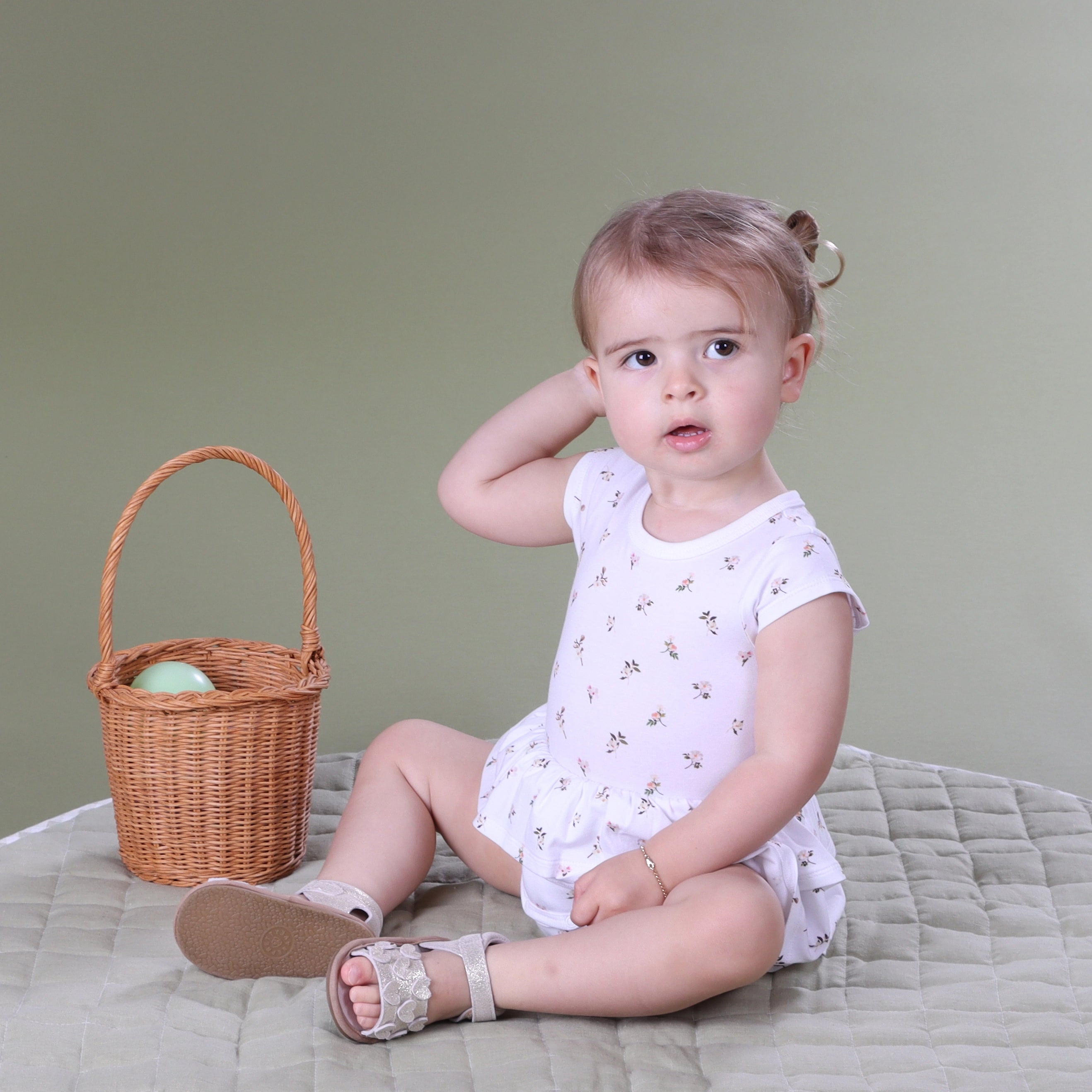 Cotton Skirt Bodysuit