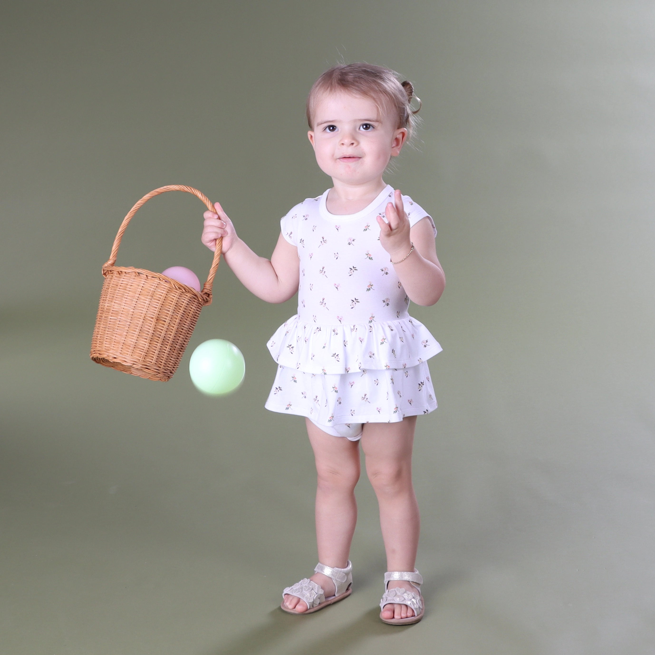 Cotton Skirt Bodysuit