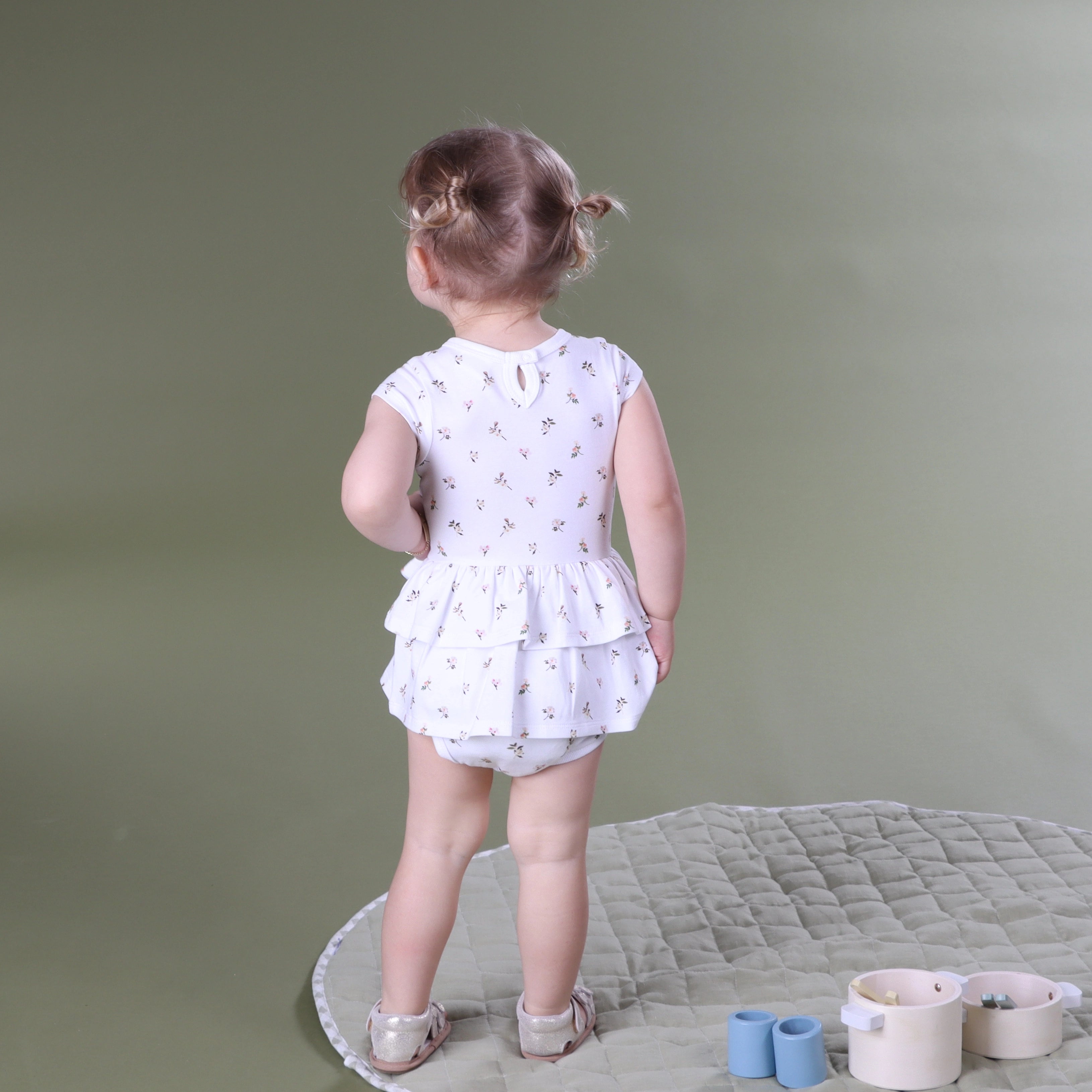 Cotton Skirt Bodysuit