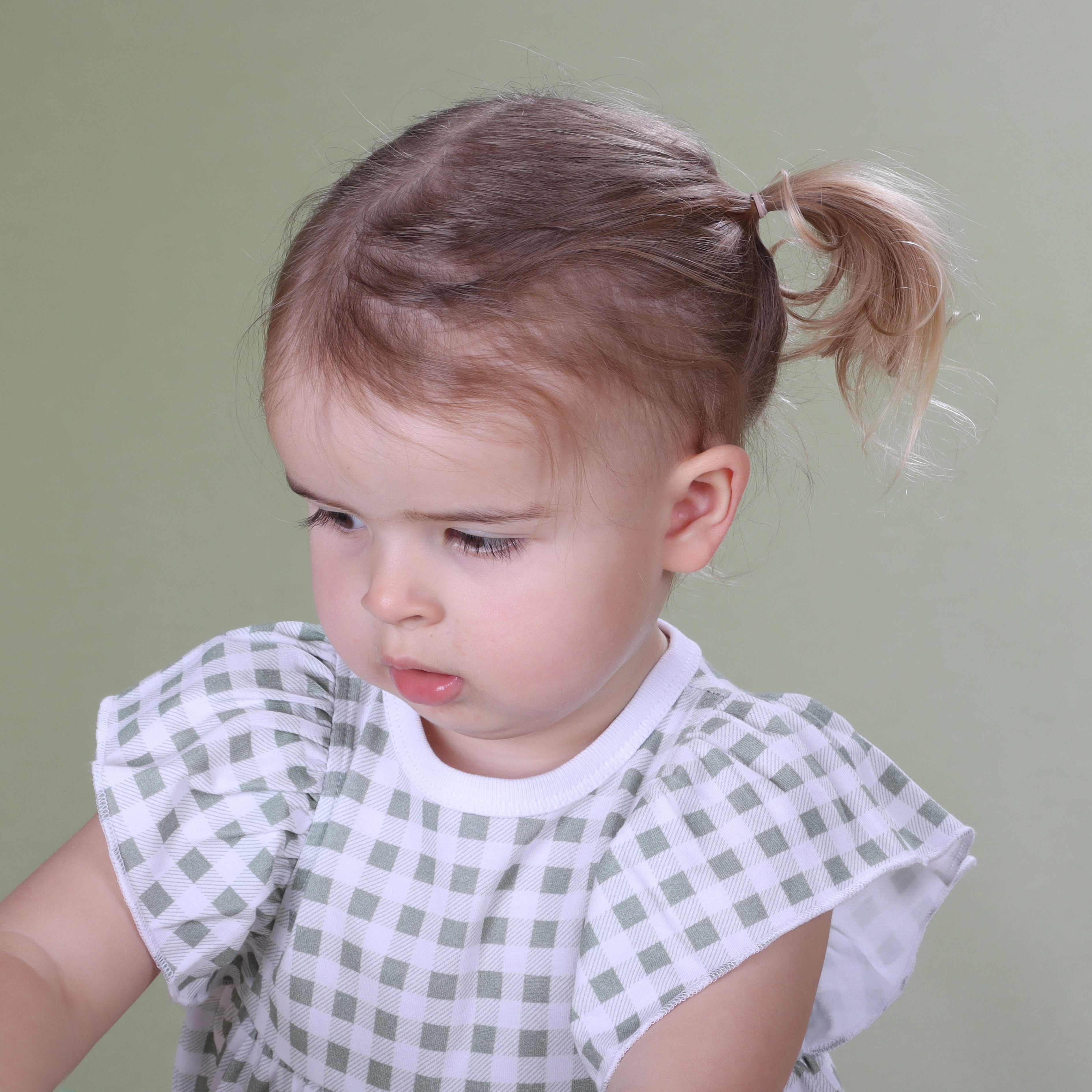 Cotton Frill Dress 3mth Green - Little Bee by Dimples