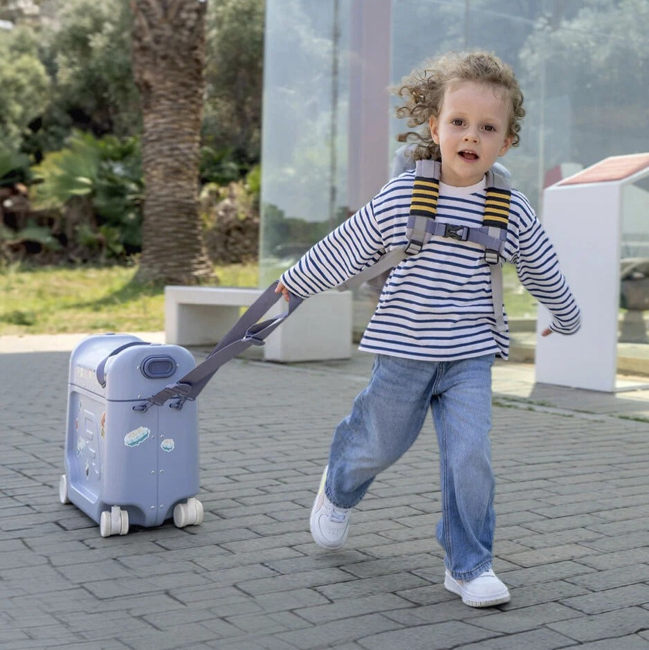 Stokke Jetkids Bedbox Arctic Blue | Travel Suitcase | Dimples NZ