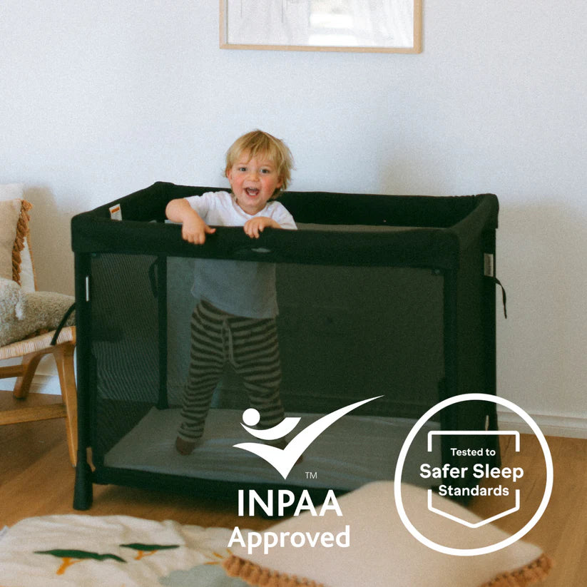 Journey 2 in 1 Travel Cot - BabyRest - Dimples