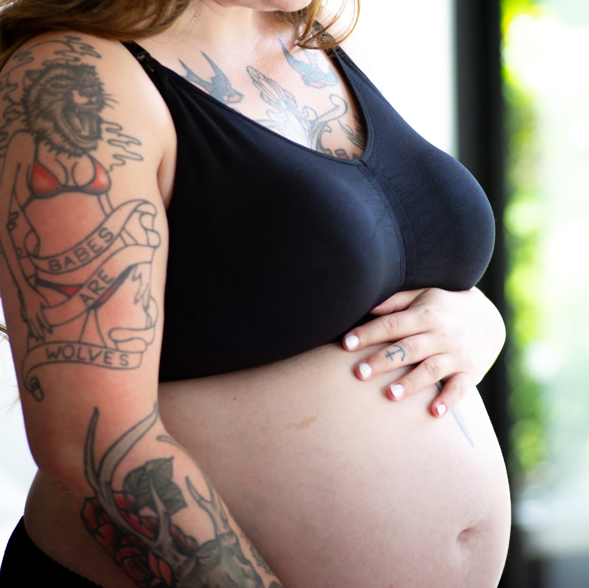 Hotmilk My Necessity 2.0 FlexFit Nursing Bra - Busty Black L Busty - Hotmilk