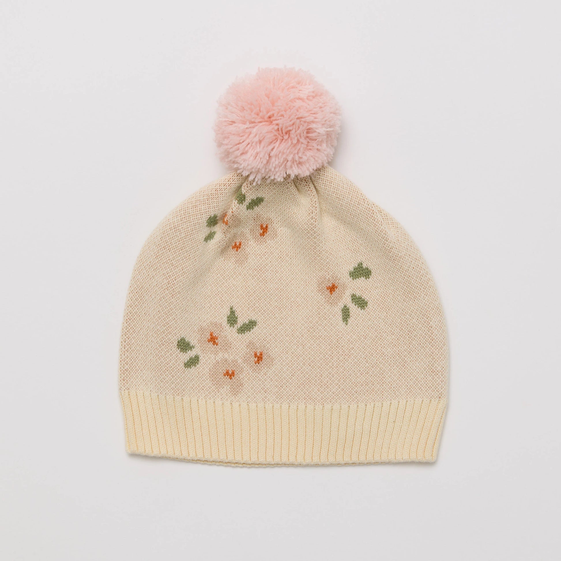 Knitted Beanie Daisy 1-2yr - Over the Dandelions