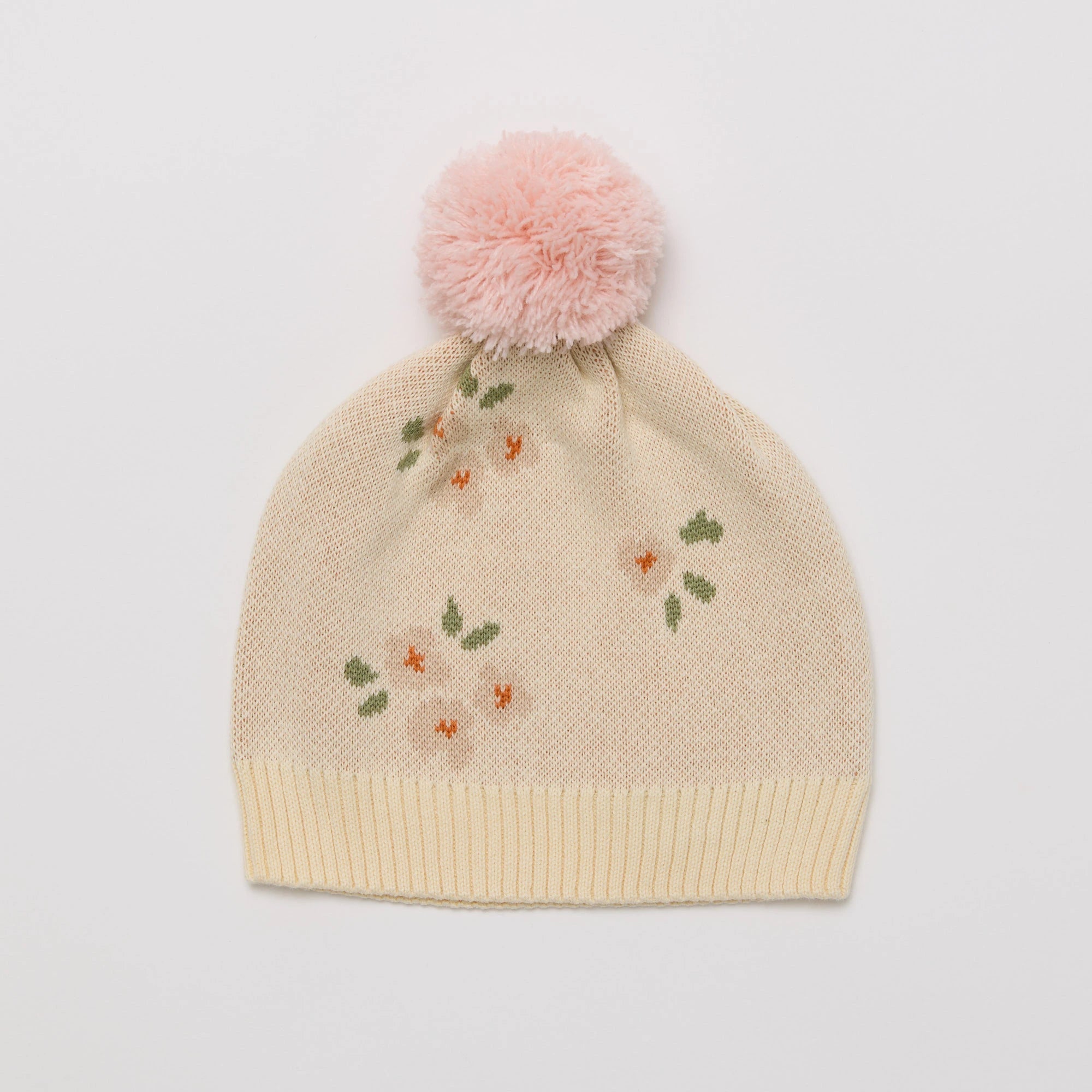 Knitted Beanie Daisy 1-2yr - Over the Dandelions