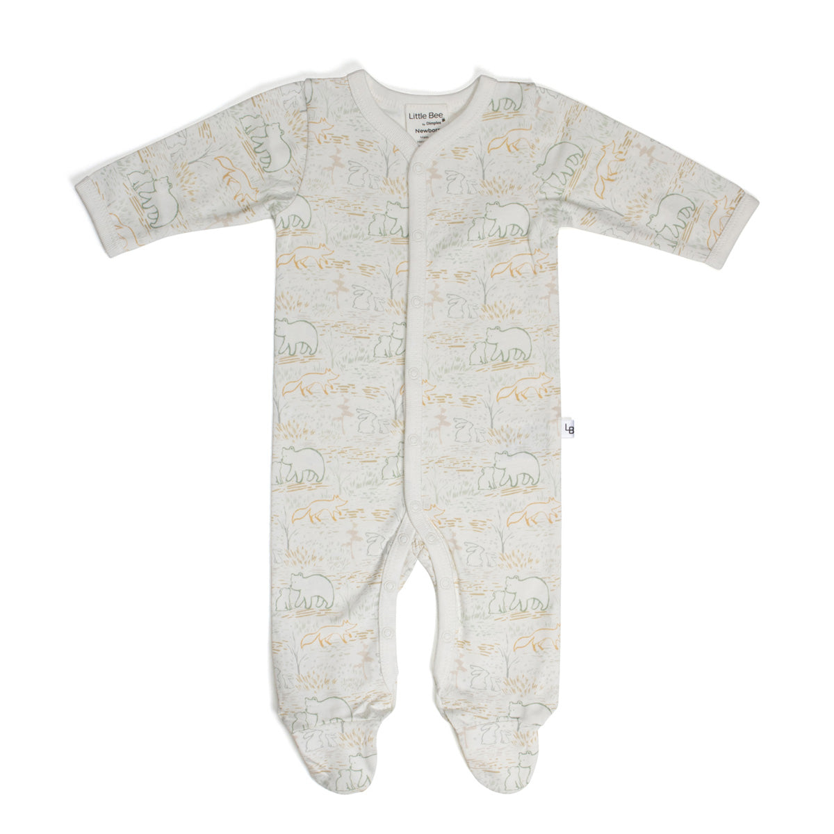Cotton Babygrow - Little Bee by Dimples - Dimples