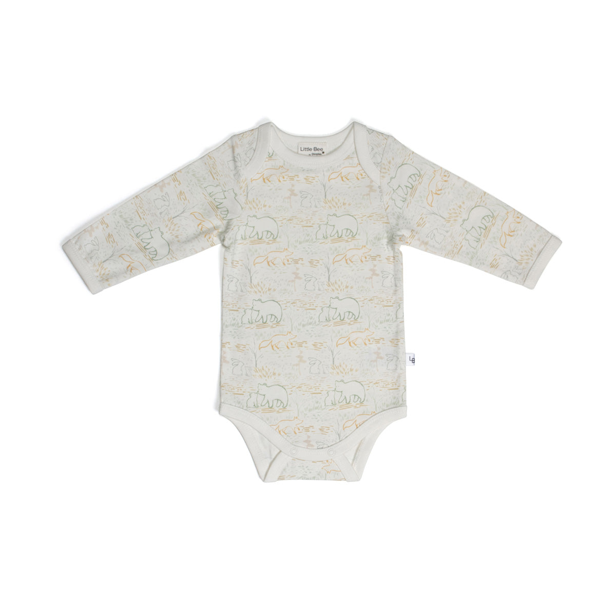 Long Sleeve Cotton Bodysuit - Little Bee by Dimples - Dimples