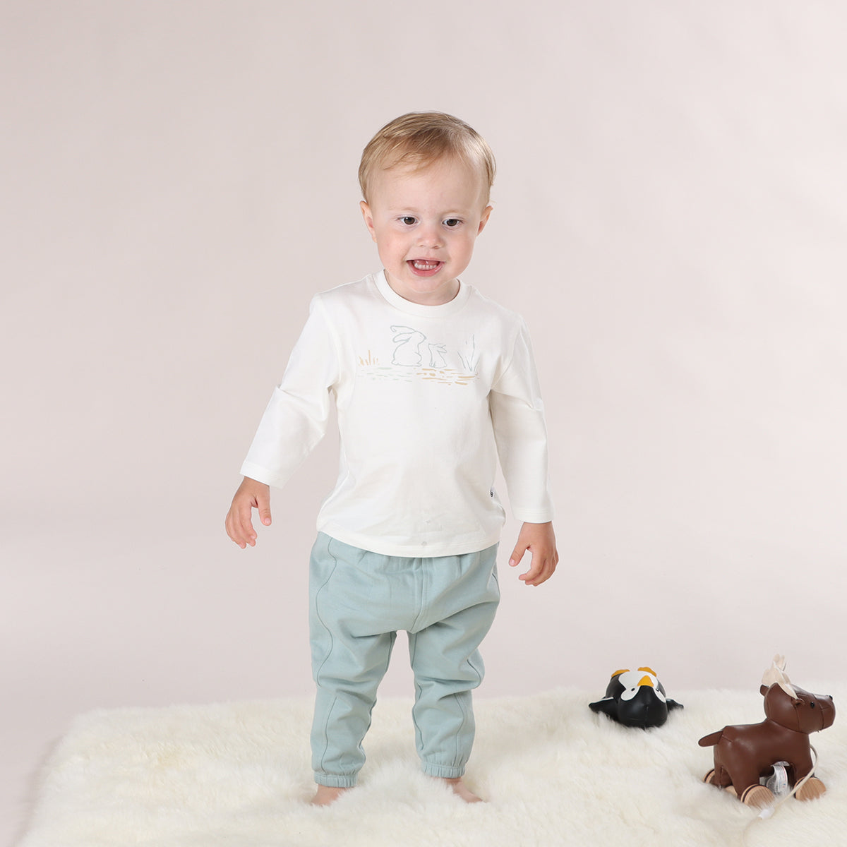 Cotton Long Sleeve T-Shirt - Little Bee by Dimples - Dimples