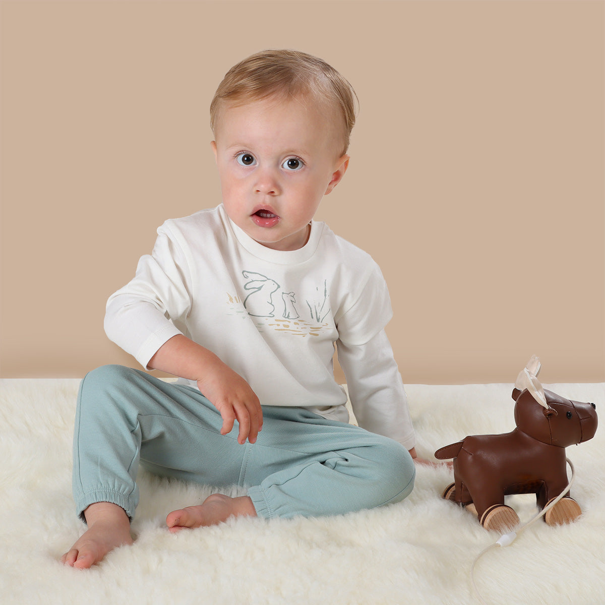 Cotton Long Sleeve T-Shirt - Little Bee by Dimples - Dimples