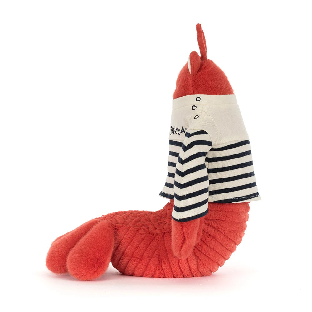Larry Lobster Sailor Outfit Red 9x24x28cm - Jellycat