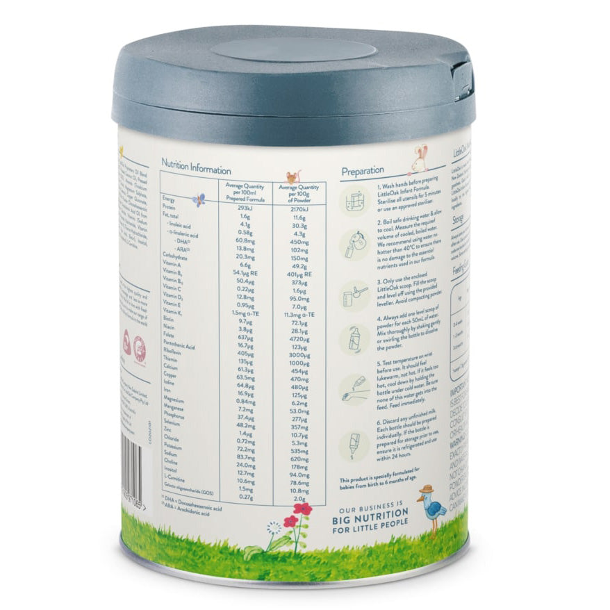 Natural Goat's Milk Infant Formula Stage 1 - LittleOak - Dimples