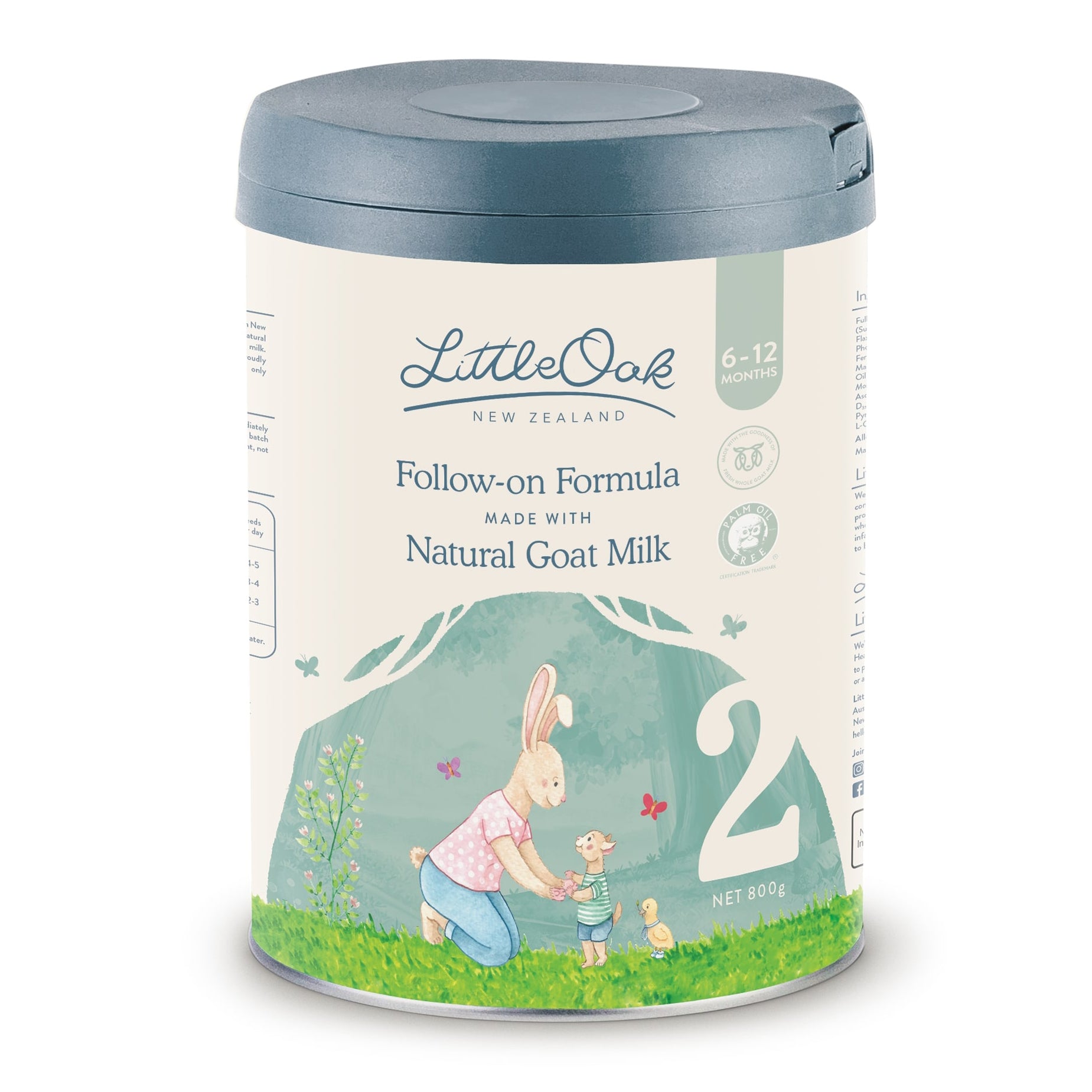 Natural Goat's Milk Follow On Stage 2 - LittleOak - Dimples