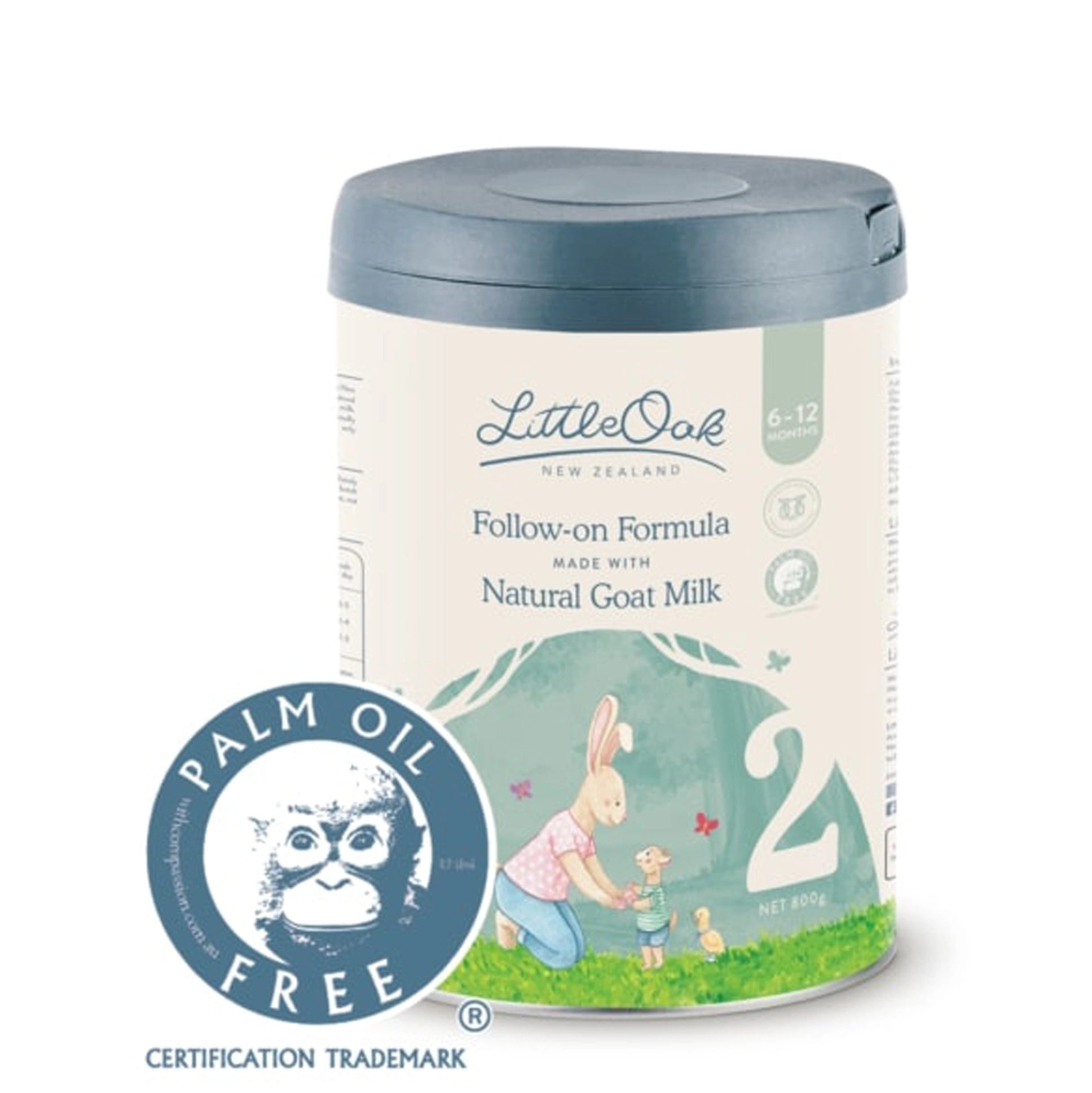 Natural Goat's Milk Follow On Stage 2 - LittleOak - Dimples