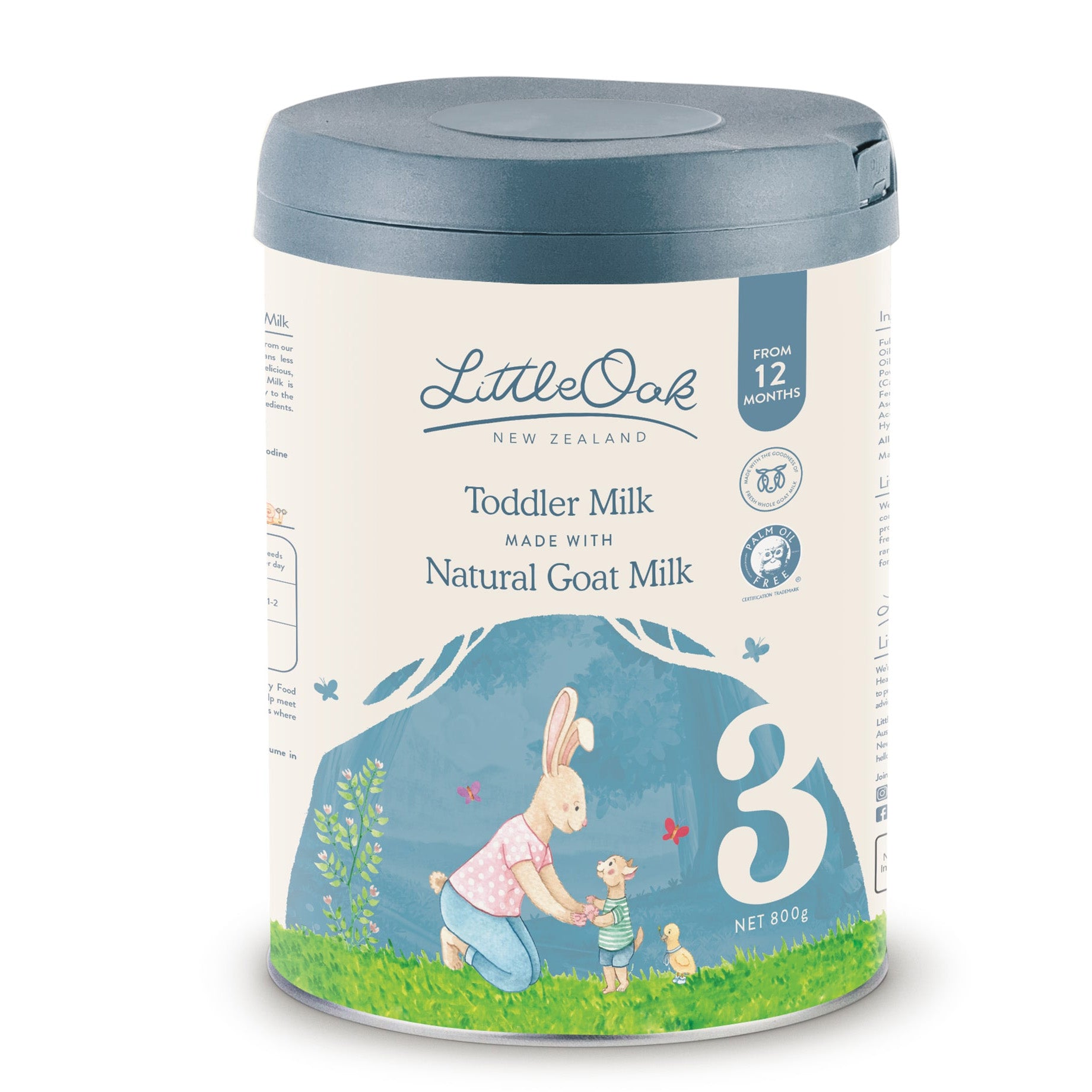 Natural Goat's MIlk Toddler Stage 3 - LittleOak - Dimples