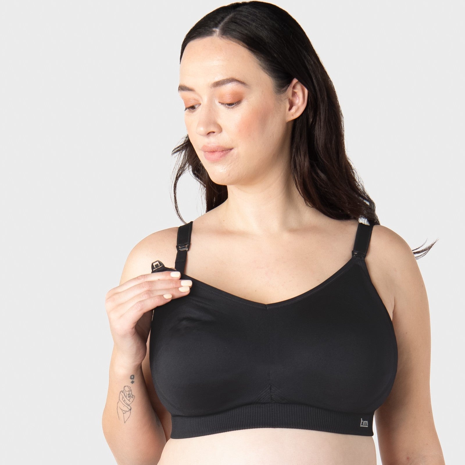 Hotmilk My Everyday FlexFit Nursing Bra - Busty Black L Busty - Hotmilk