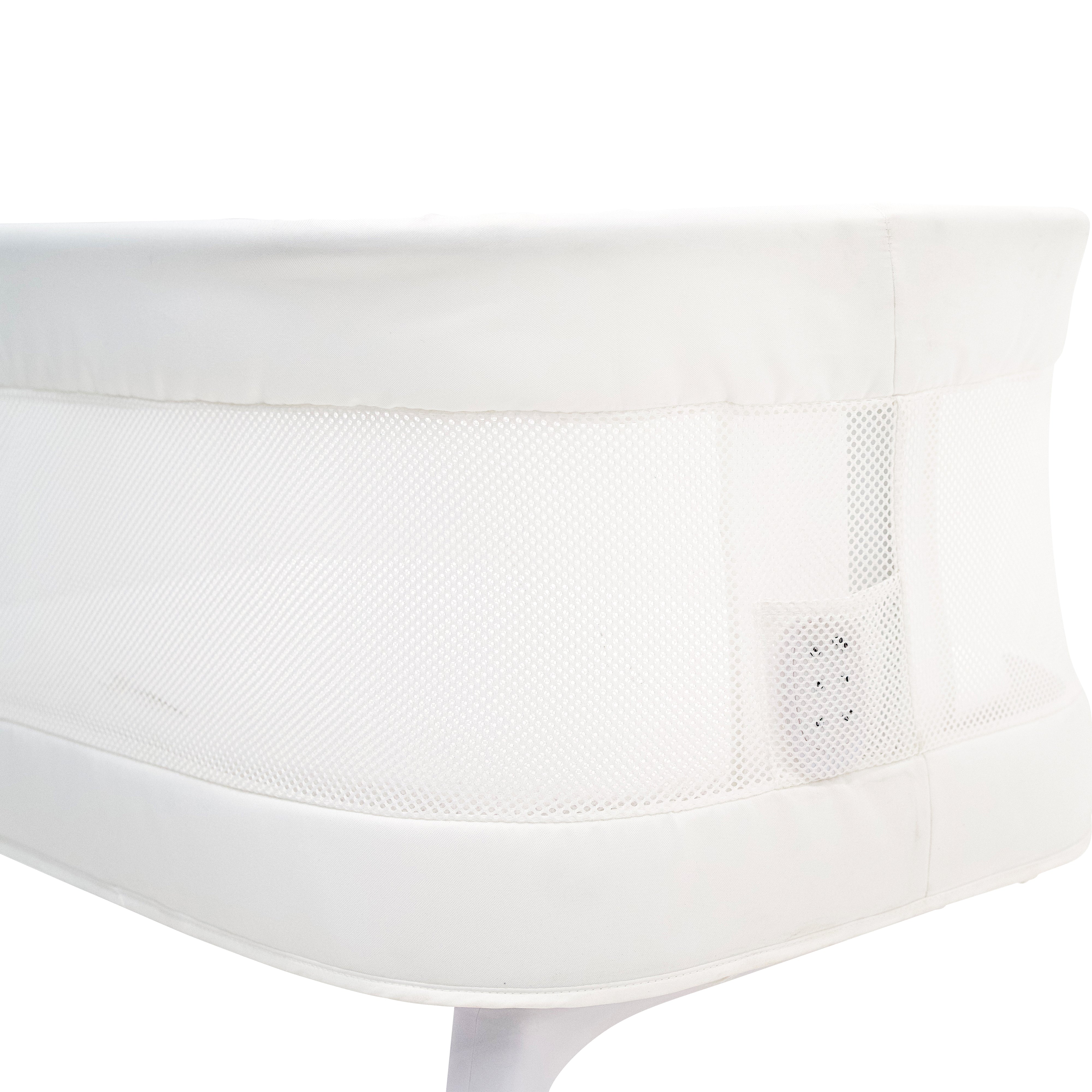 Swan Smart Bassinet White/Natural - BabyRest