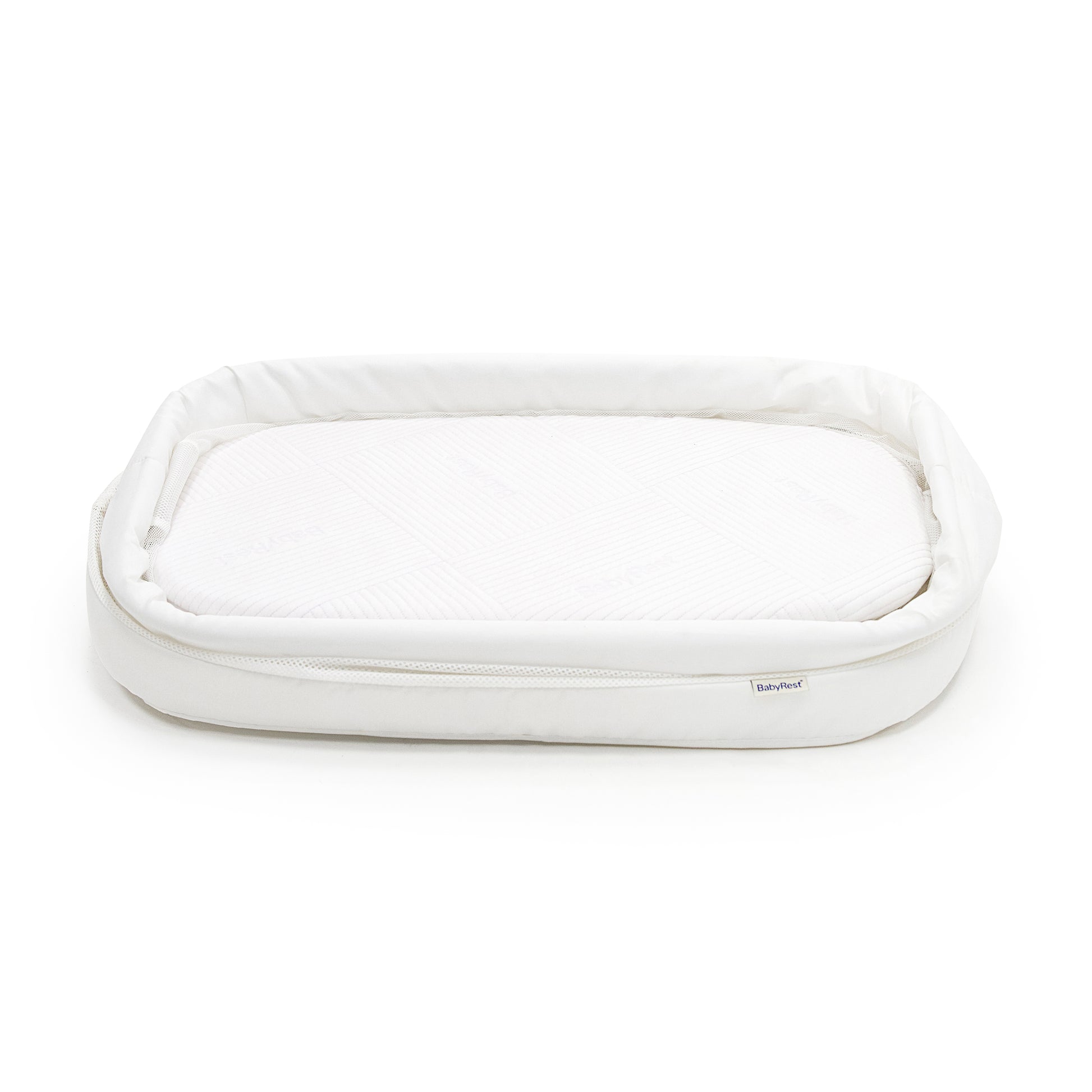 Swan Smart Bassinet White/Natural - BabyRest