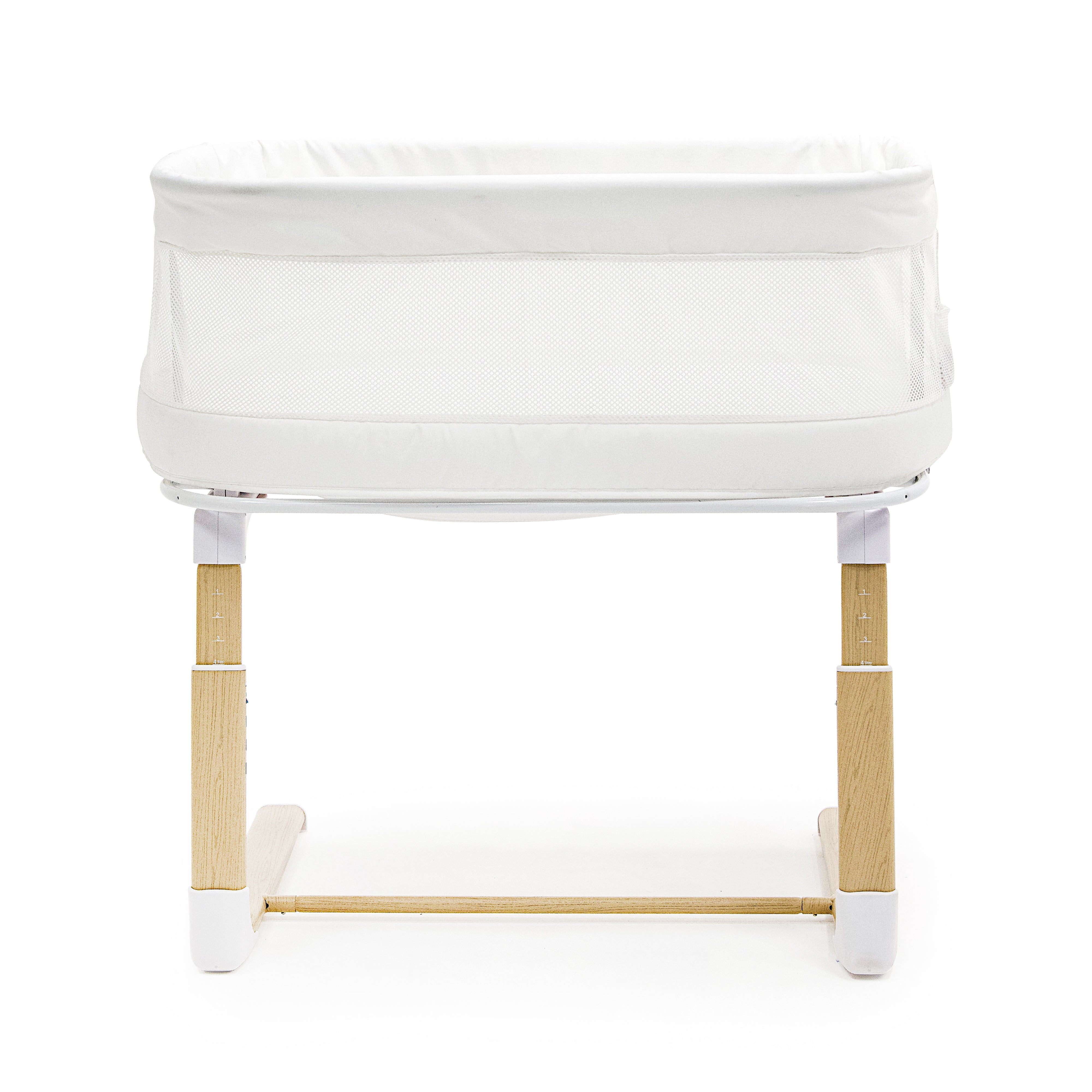 Swan Smart Bassinet White/Natural - BabyRest