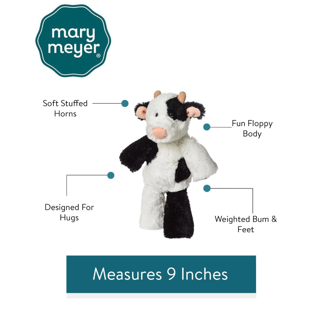 Marshmallow Clyde Cow Small 23cm Cow - Mary Meyer